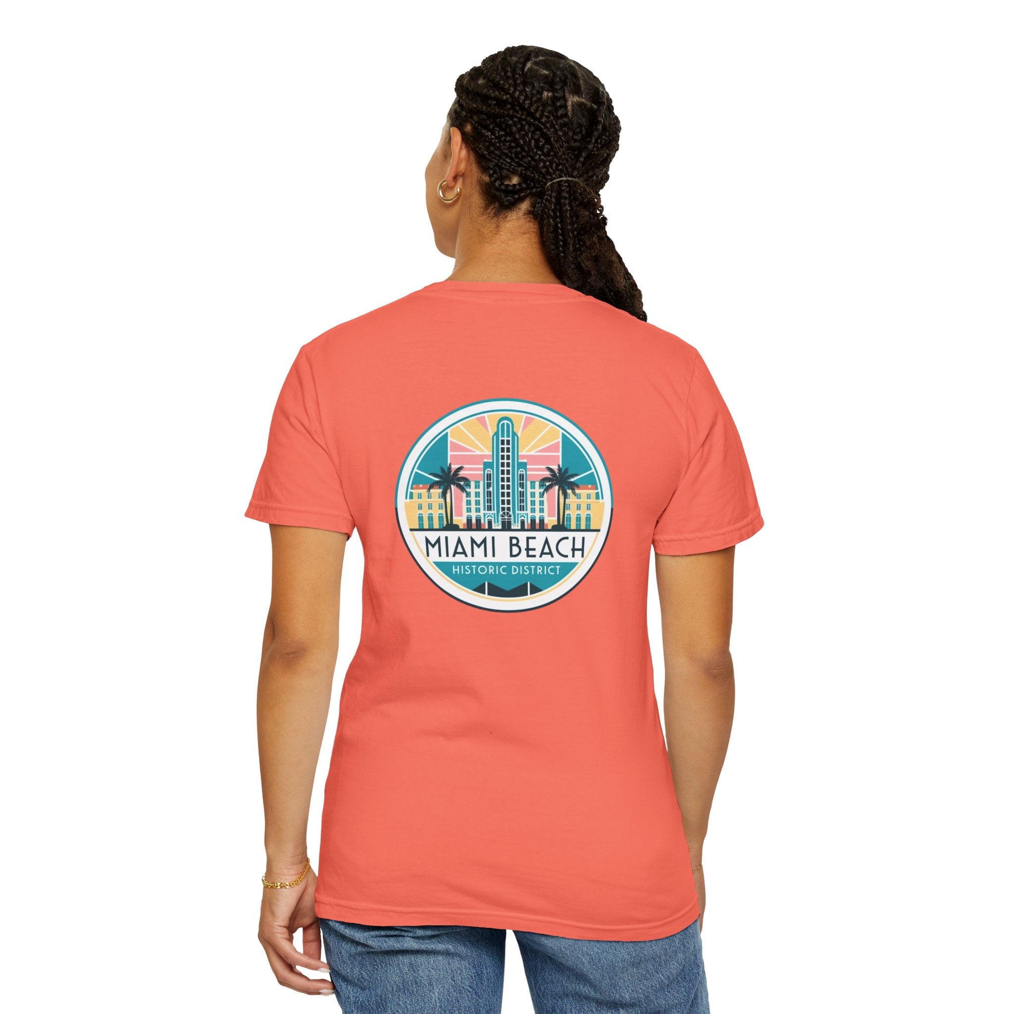 Sailing Religion Miami beach Vibes Eco-Friendly Unisex Garment-Dyed T-Shirt