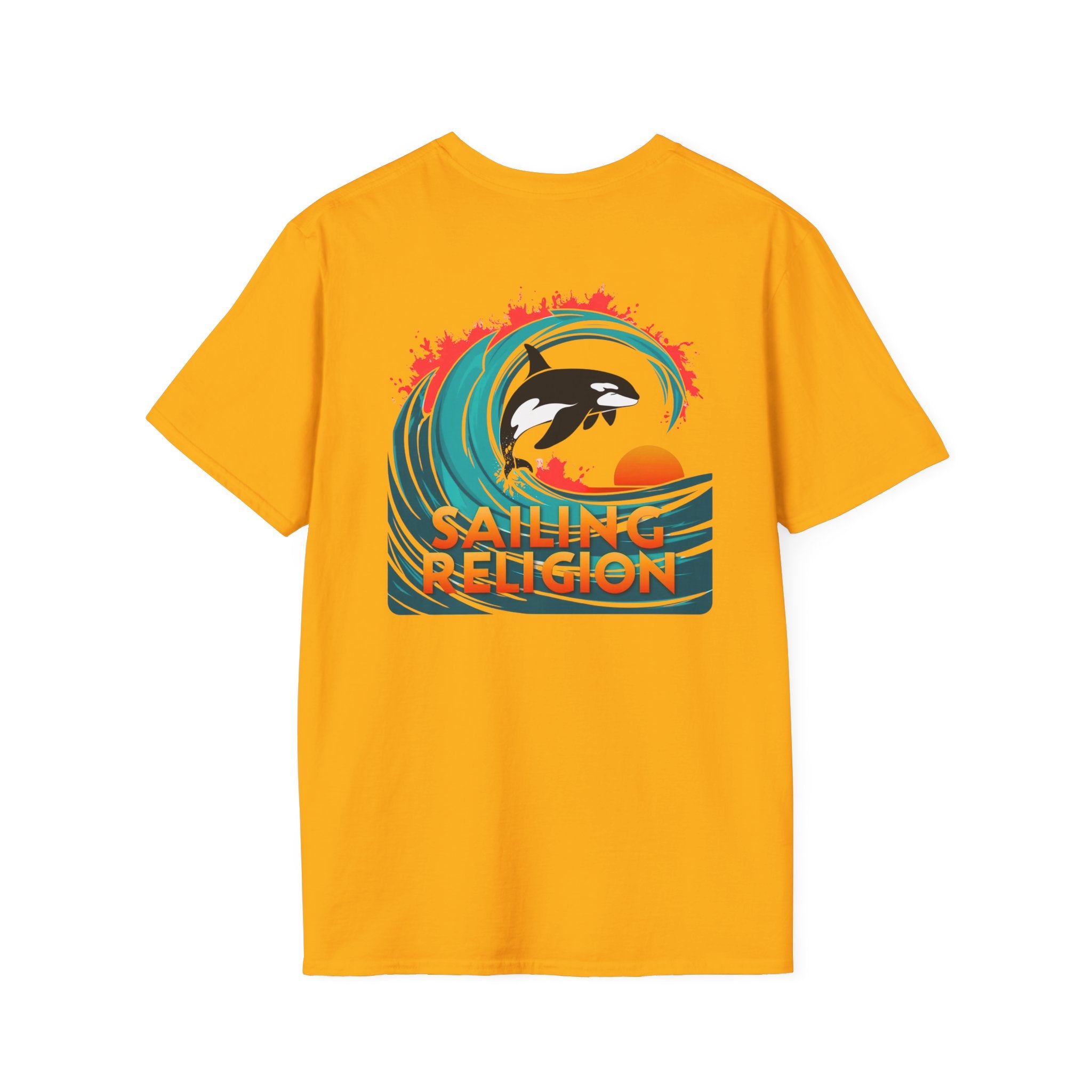 Sailing Religion orca Unisex Softstyle T-Shirt