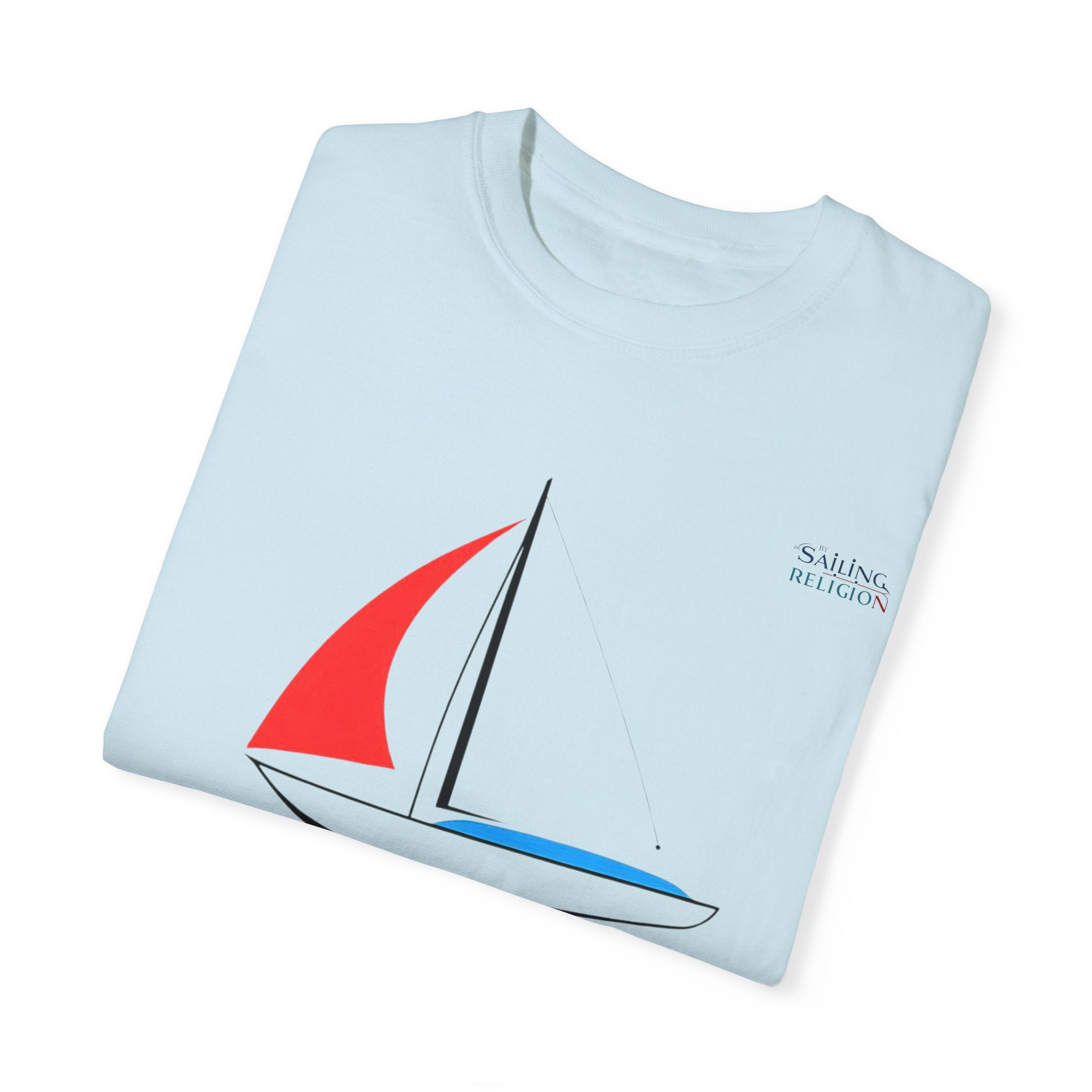Sailing Religion single line designs Unisex T-shirt