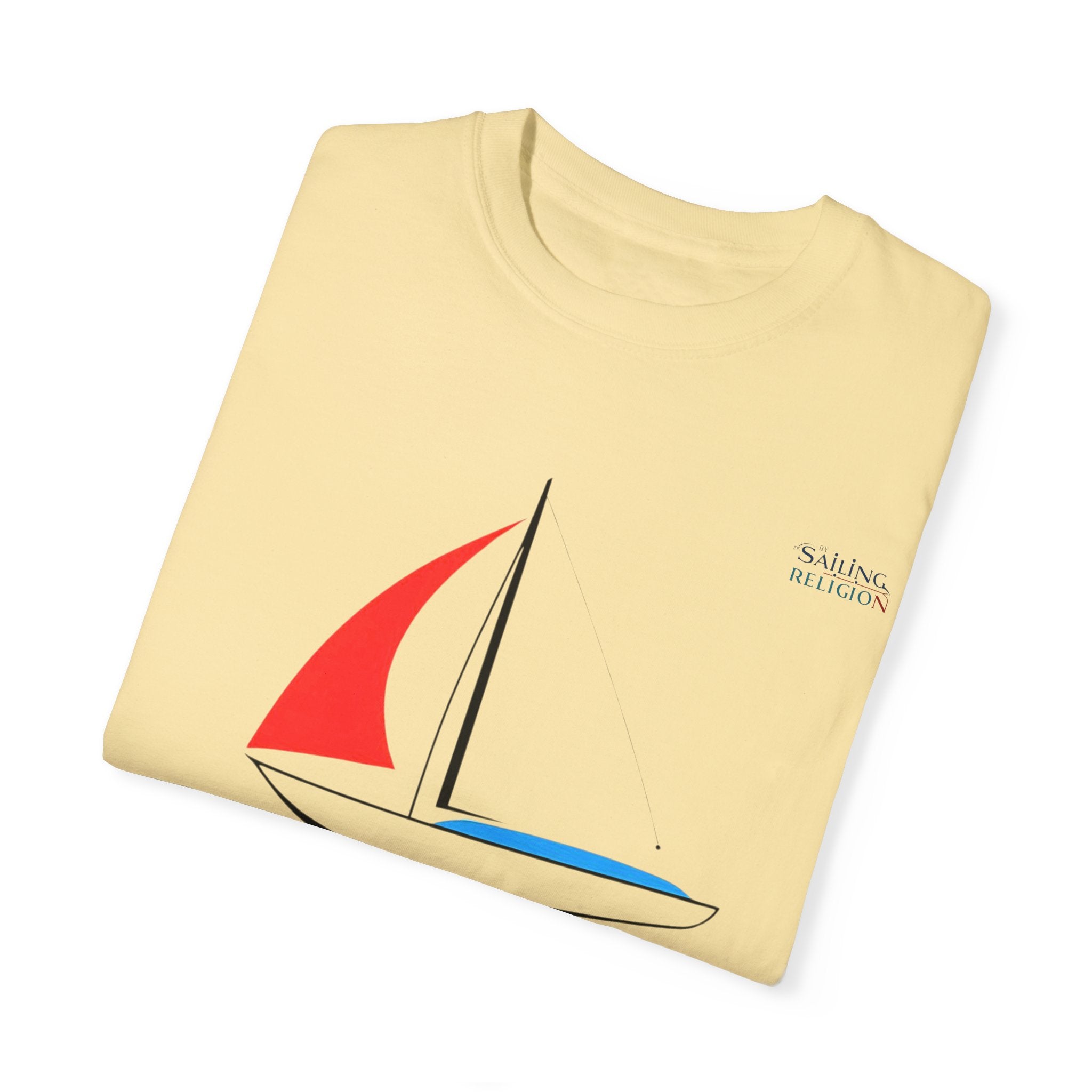 Sailing Religion single line designs Unisex T-shirt