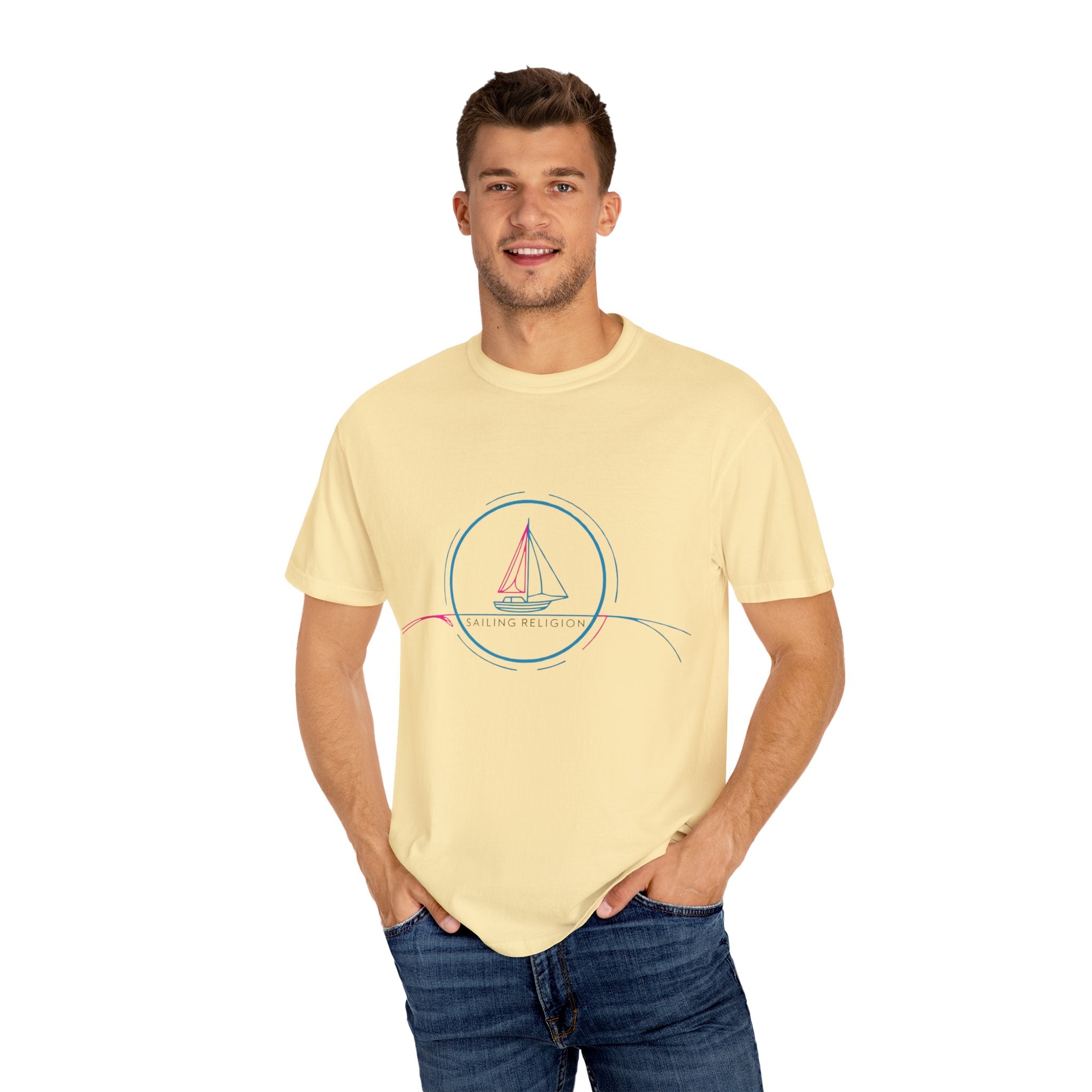 Sailing Religion single line designs collection Unisex T-shirt