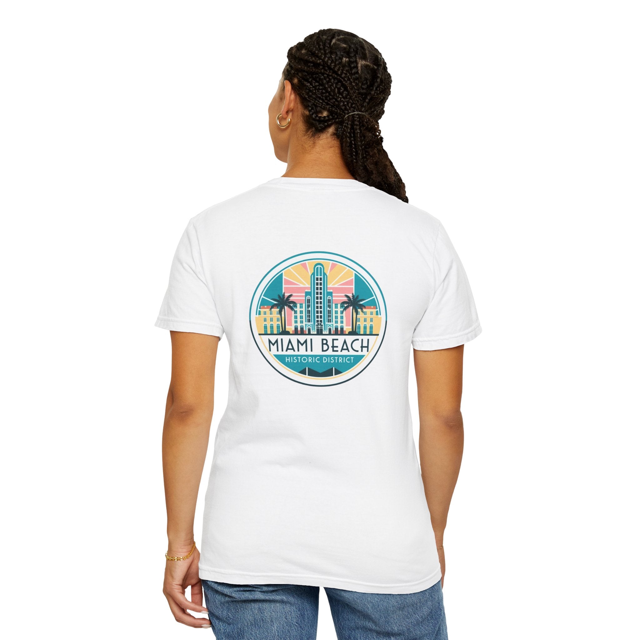 Sailing Religion Miami beach Vibes Eco-Friendly Unisex Garment-Dyed T-Shirt