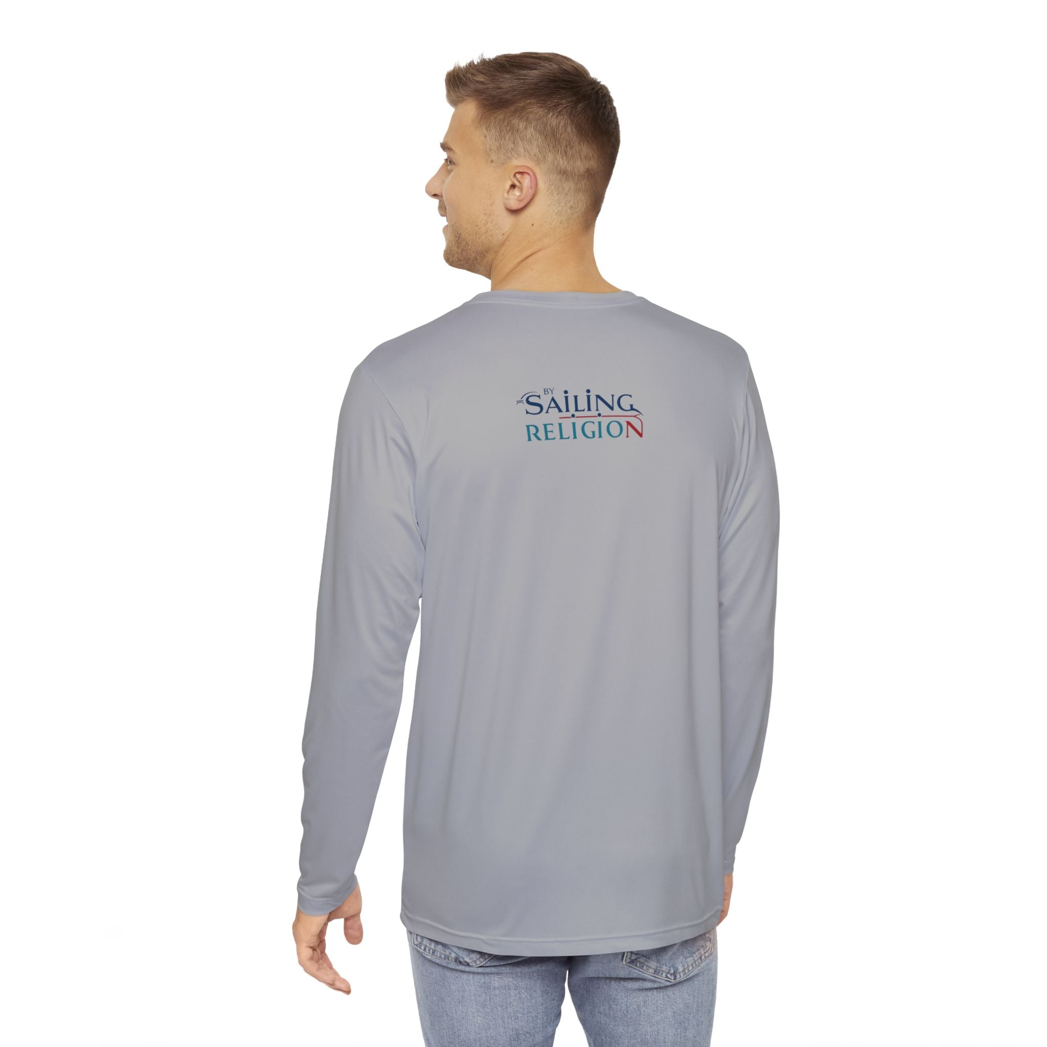 Men's Long Sleeve Sailing Religion Shirt - Miami Florida Design