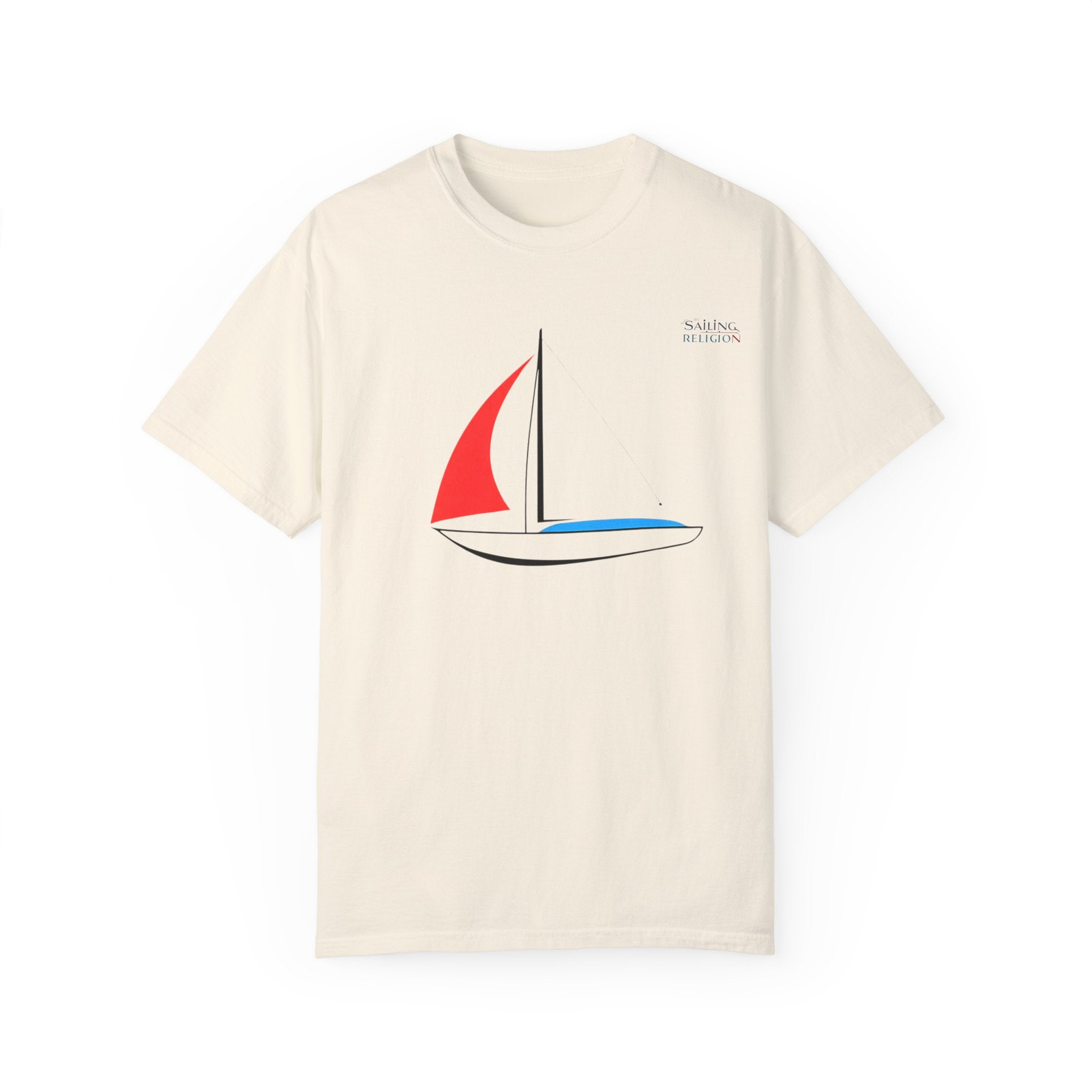 Sailing Religion single line designs Unisex T-shirt