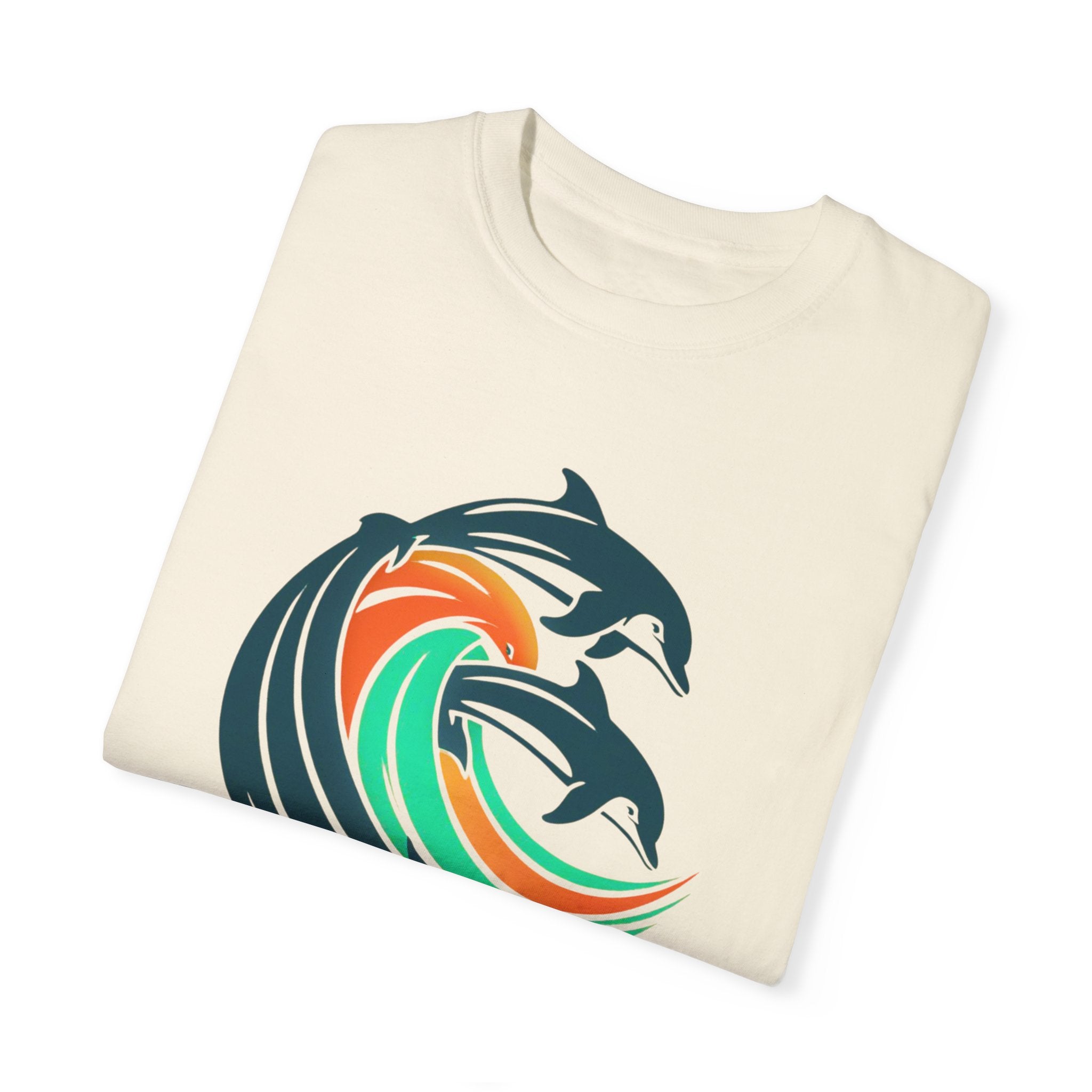 Sailing Religion dolphin Unisex Garment-Dyed T-shirt