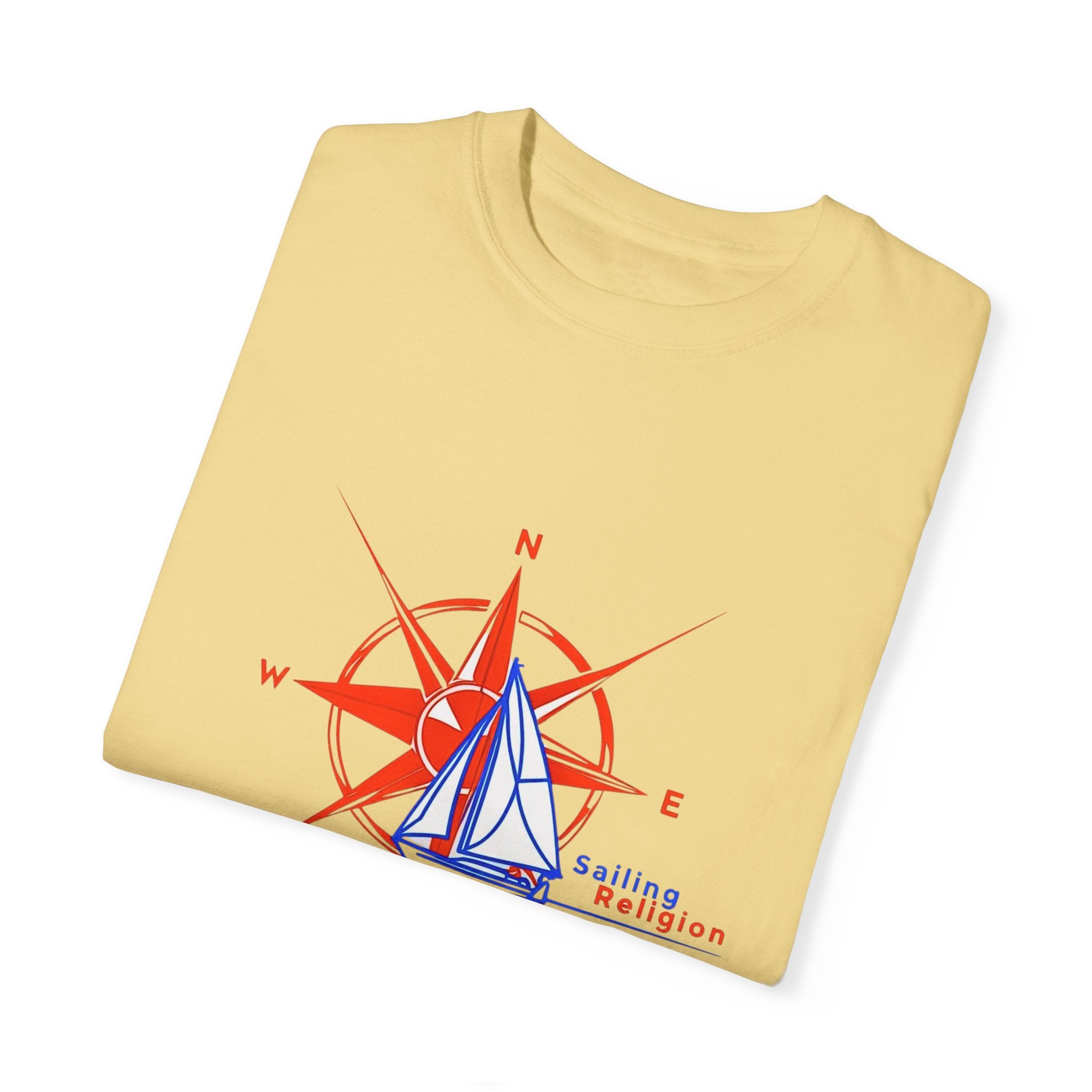 Sailing Religion single line designs Unisex T-shirt