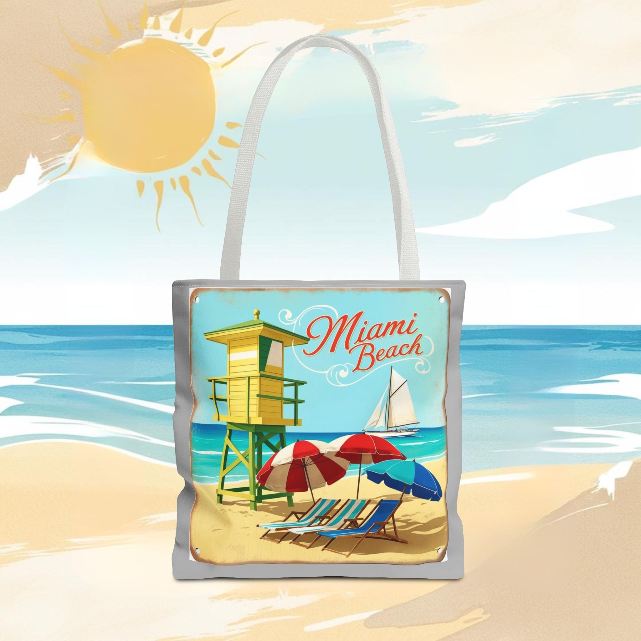 Miami Beach Bag - Perfect for Beach Lovers & Sailors
