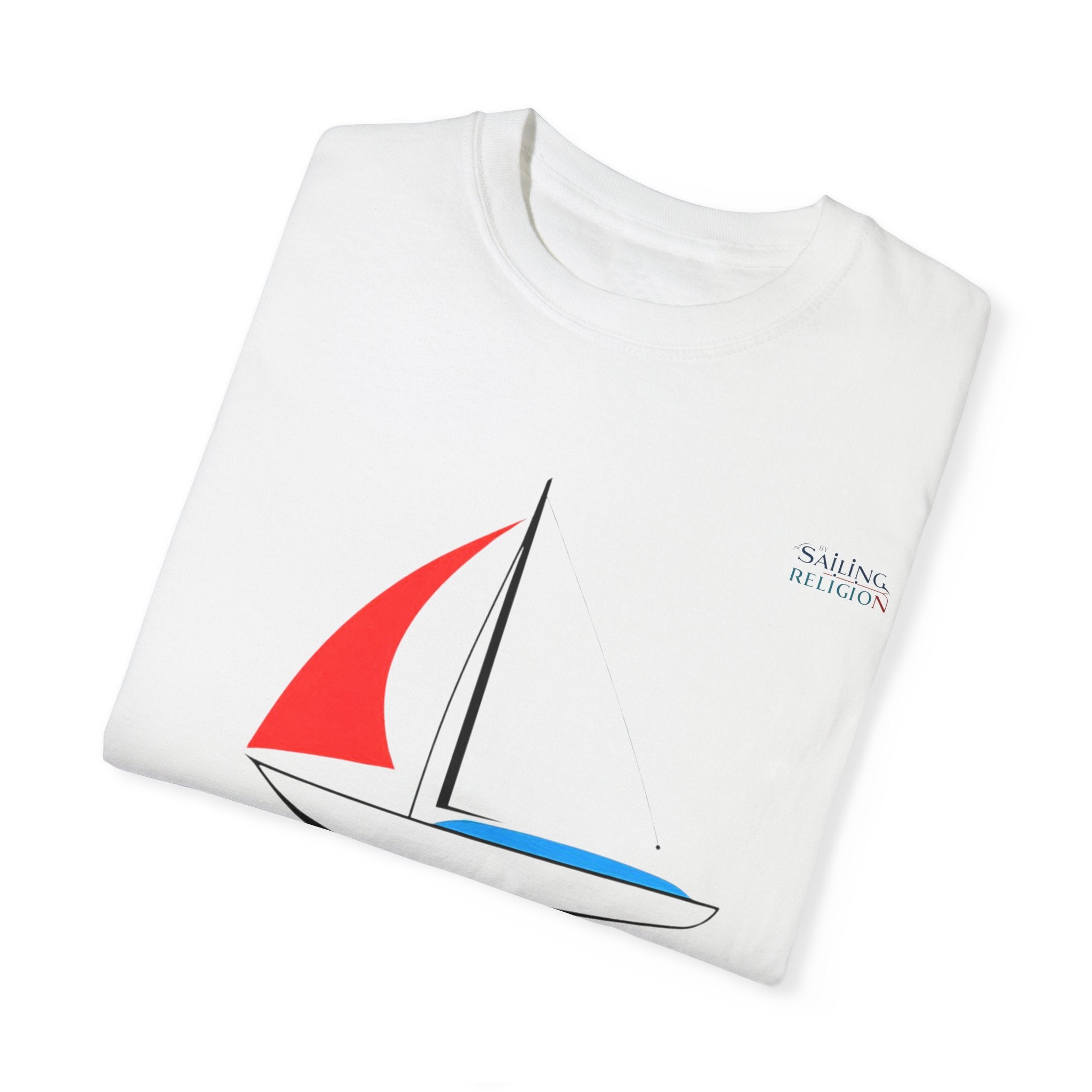 Sailing Religion single line designs Unisex T-shirt