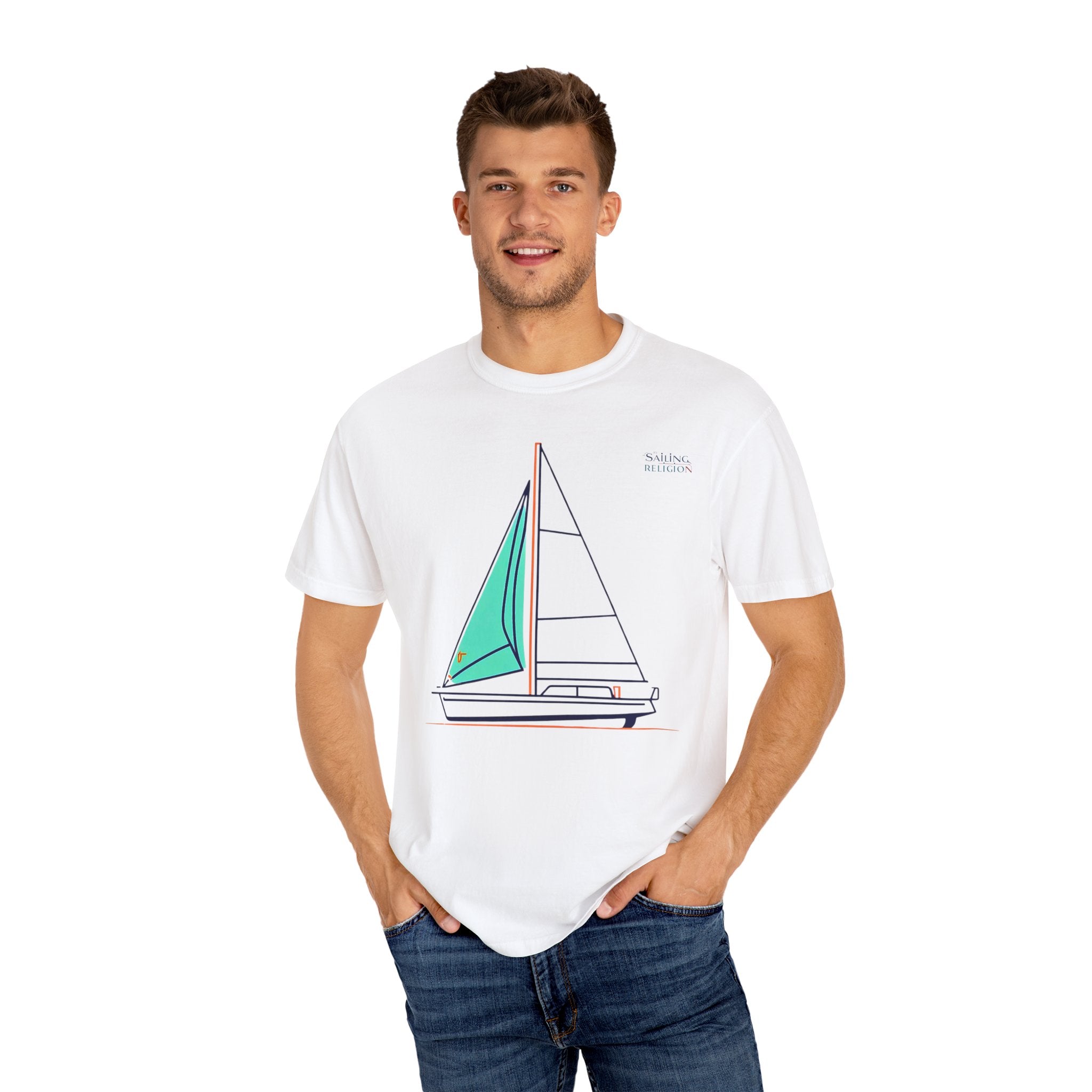 Sailing Religion single line designs collection Unisex T-shirt