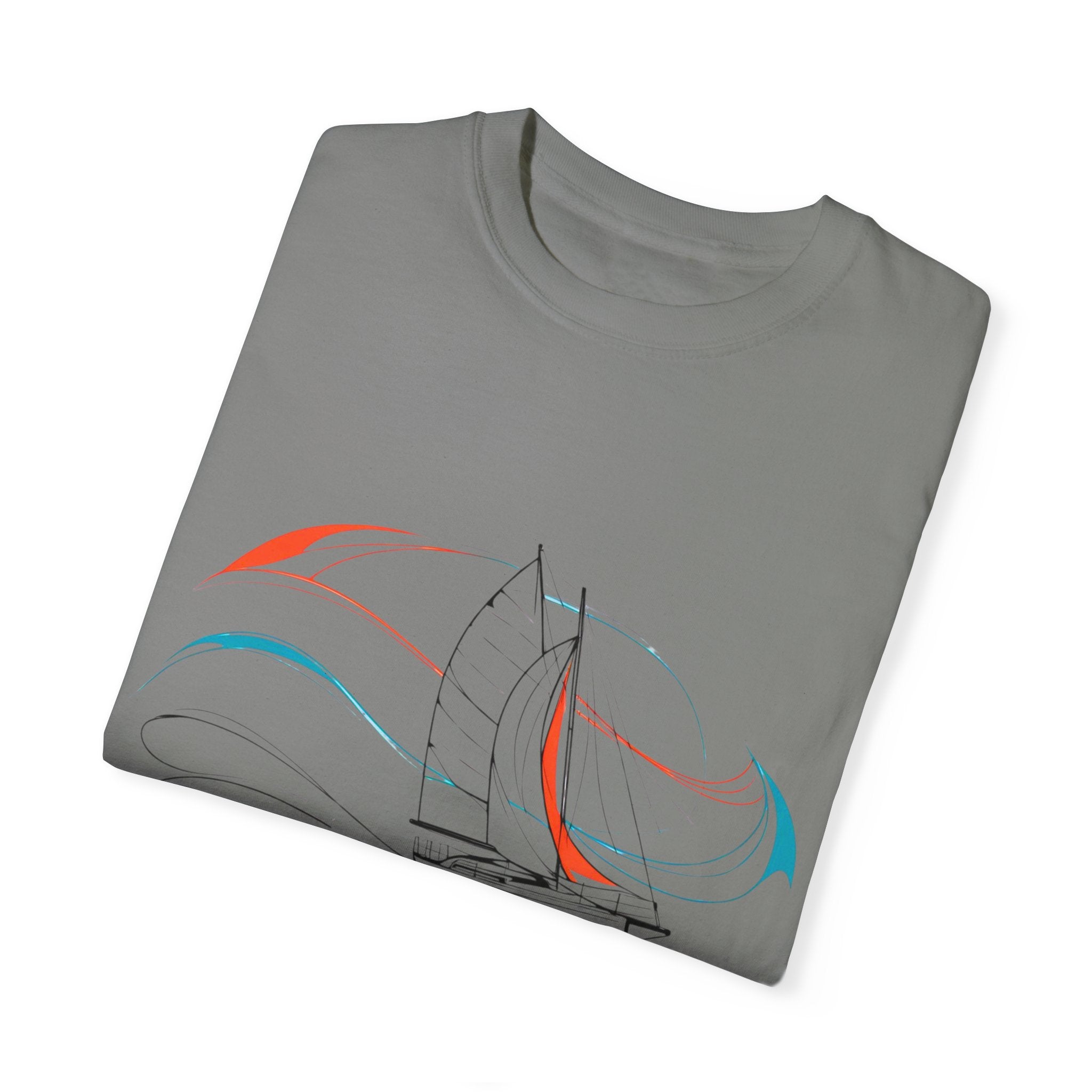 Sailing Religion single line designs Unisex T-shirt