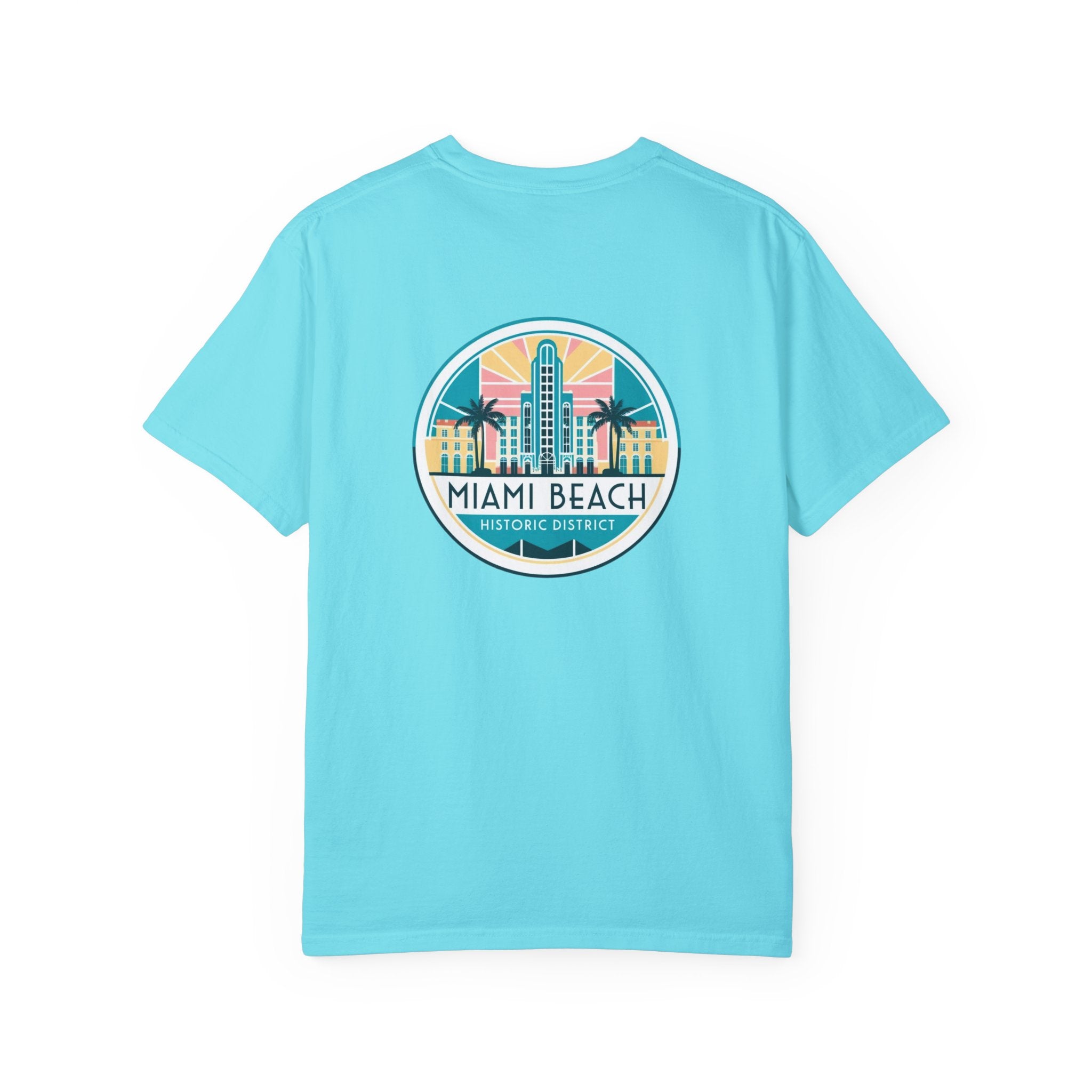 Sailing Religion Miami beach Vibes Eco-Friendly Unisex Garment-Dyed T-Shirt