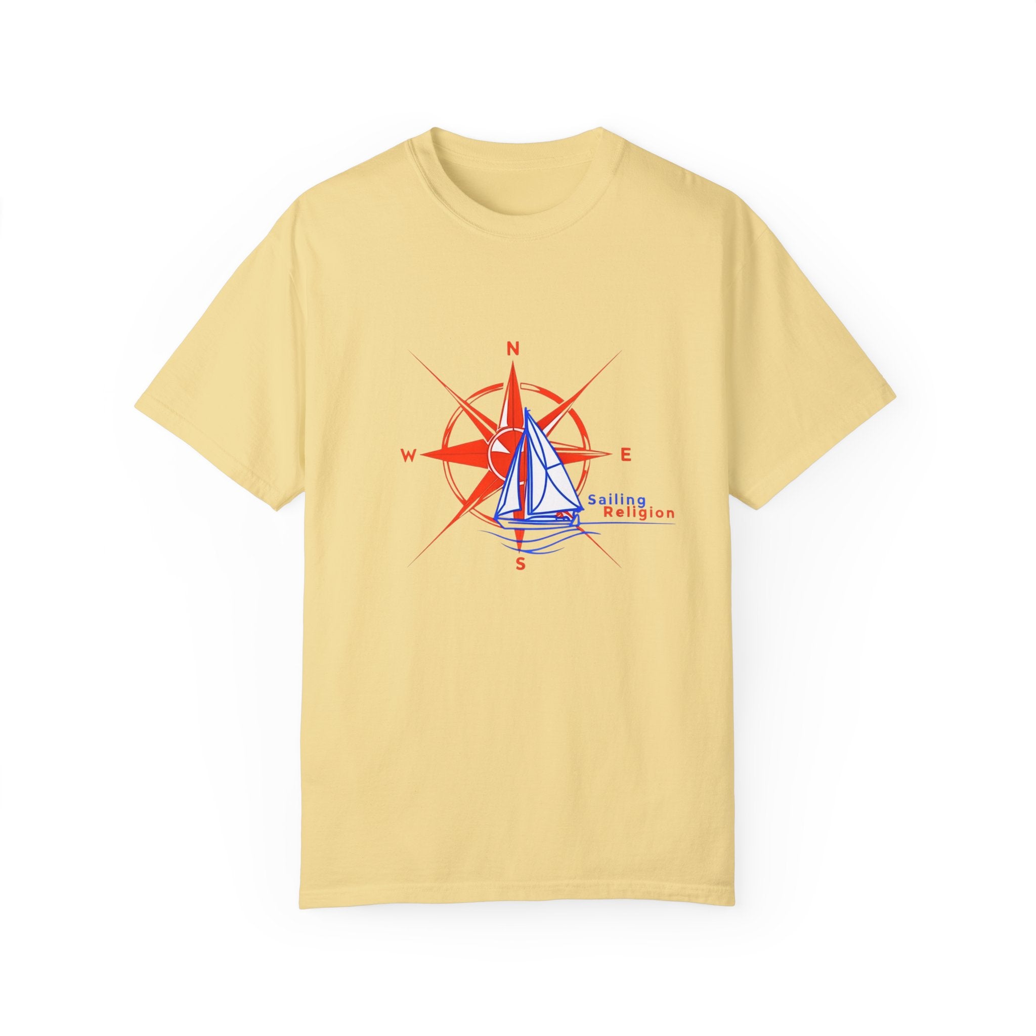 Sailing Religion single line designs Unisex T-shirt