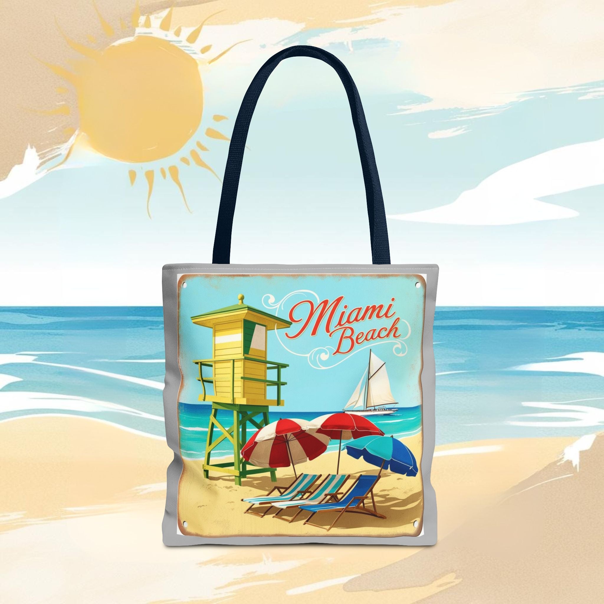 Miami Beach Bag - Perfect for Beach Lovers & Sailors
