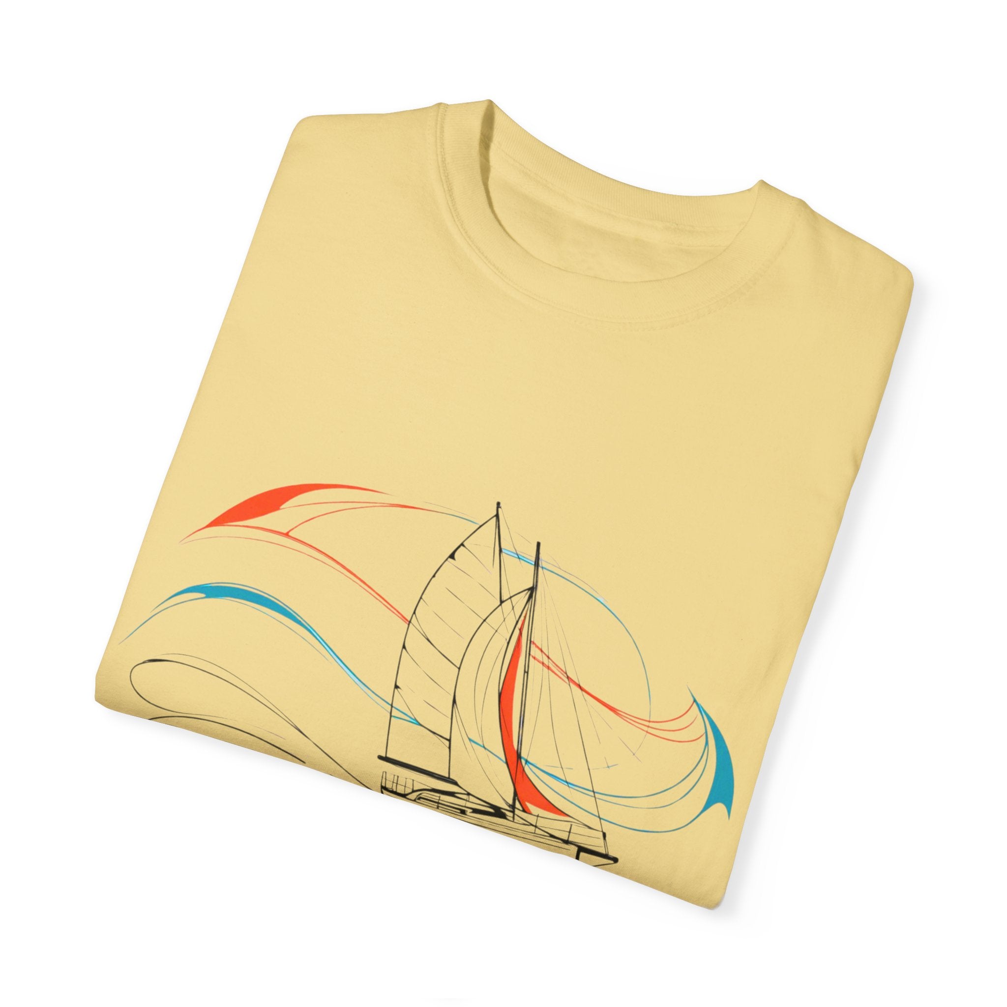 Sailing Religion single line designs Unisex T-shirt