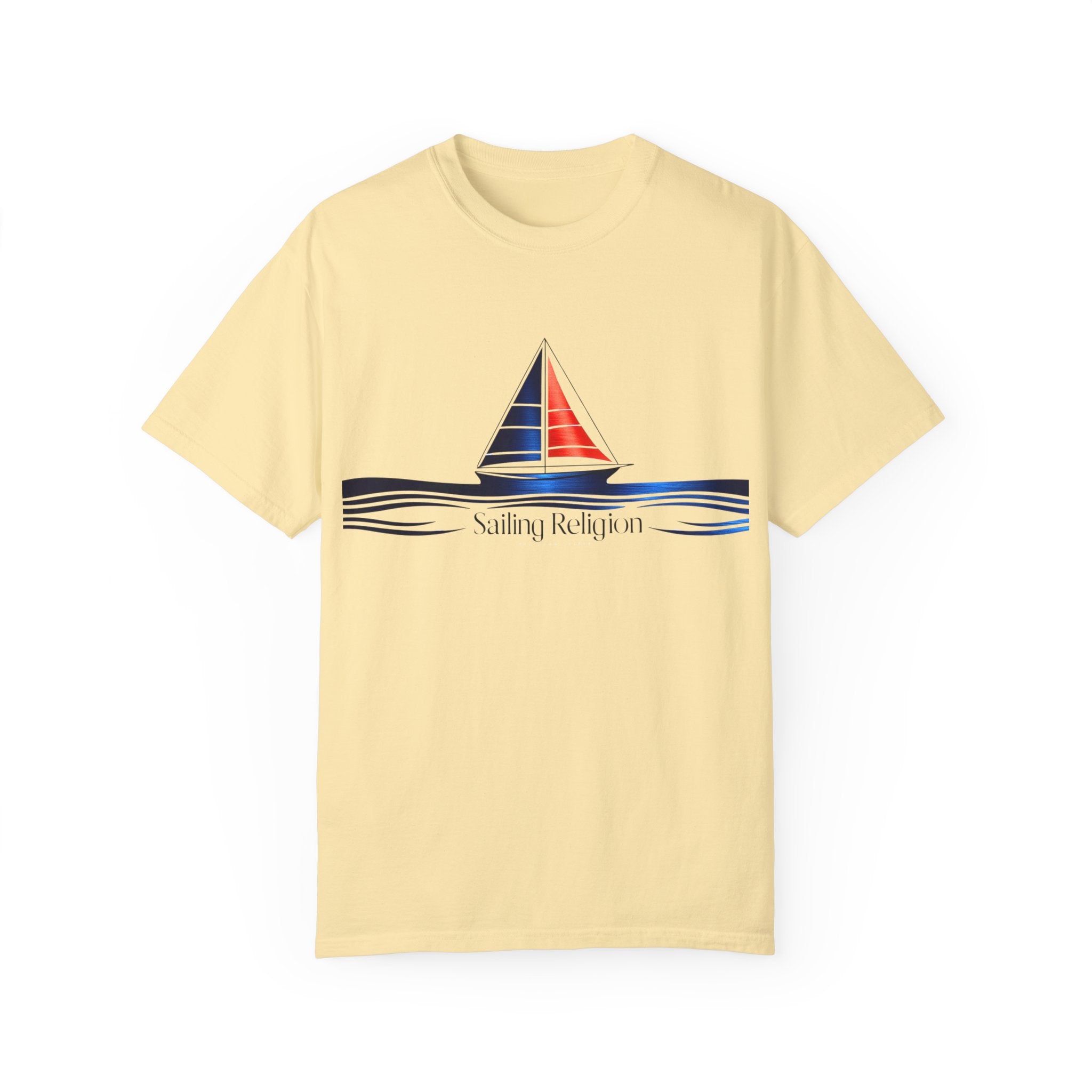Sailing Religion single line designs T-shirt