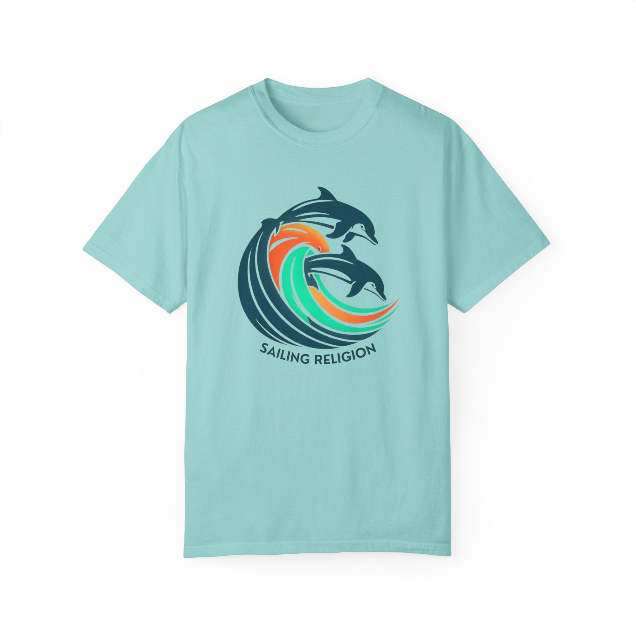 Sailing Religion dolphin Unisex Garment-Dyed T-shirt
