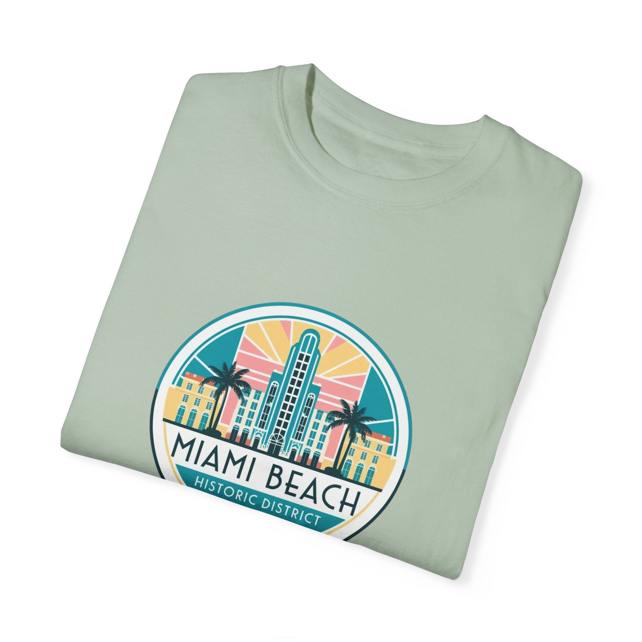 Sailing Religion Miami Beach vibe collection Unisex Garment-Dyed T-shirt
