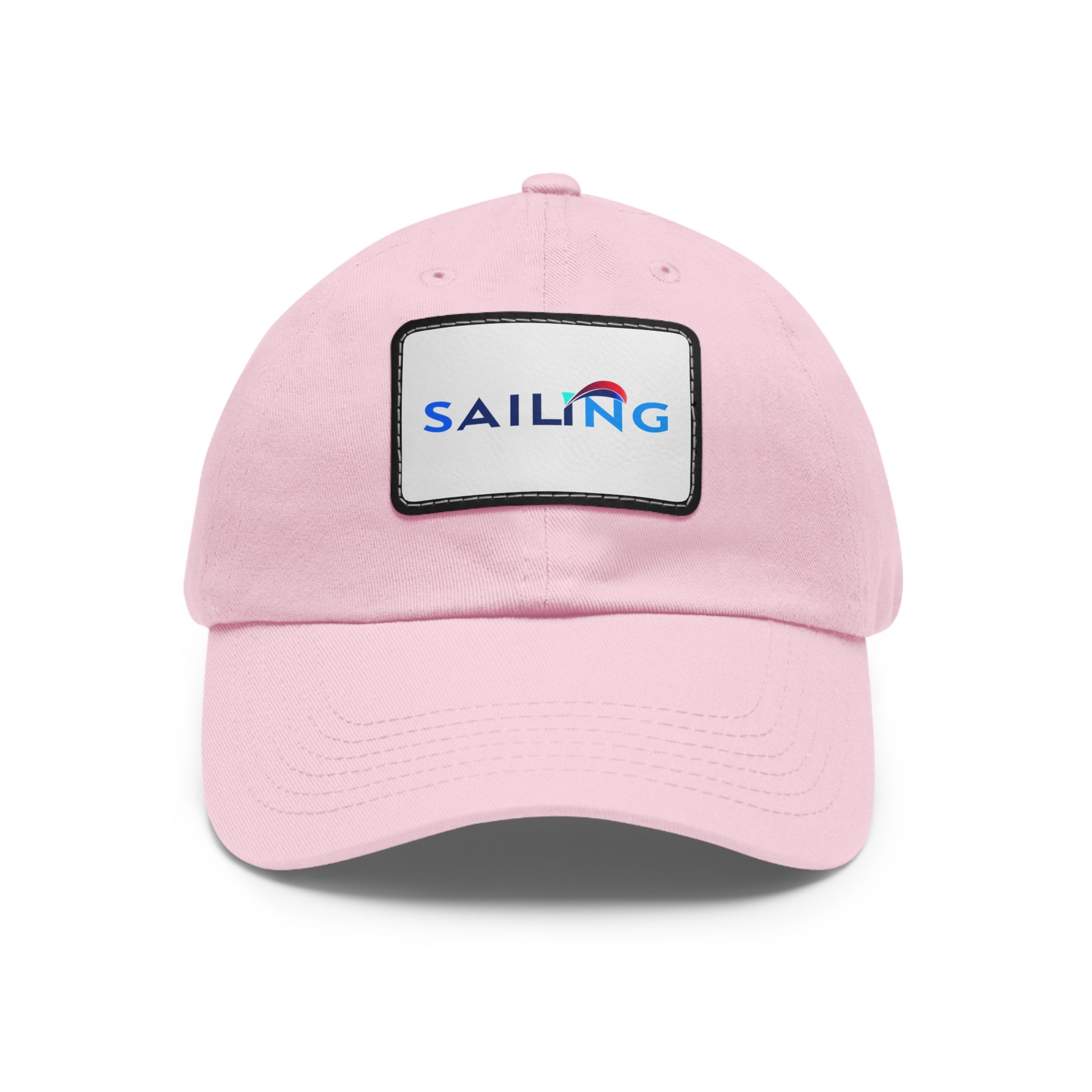 Dad Hat with Leather Patch (Rectangle)