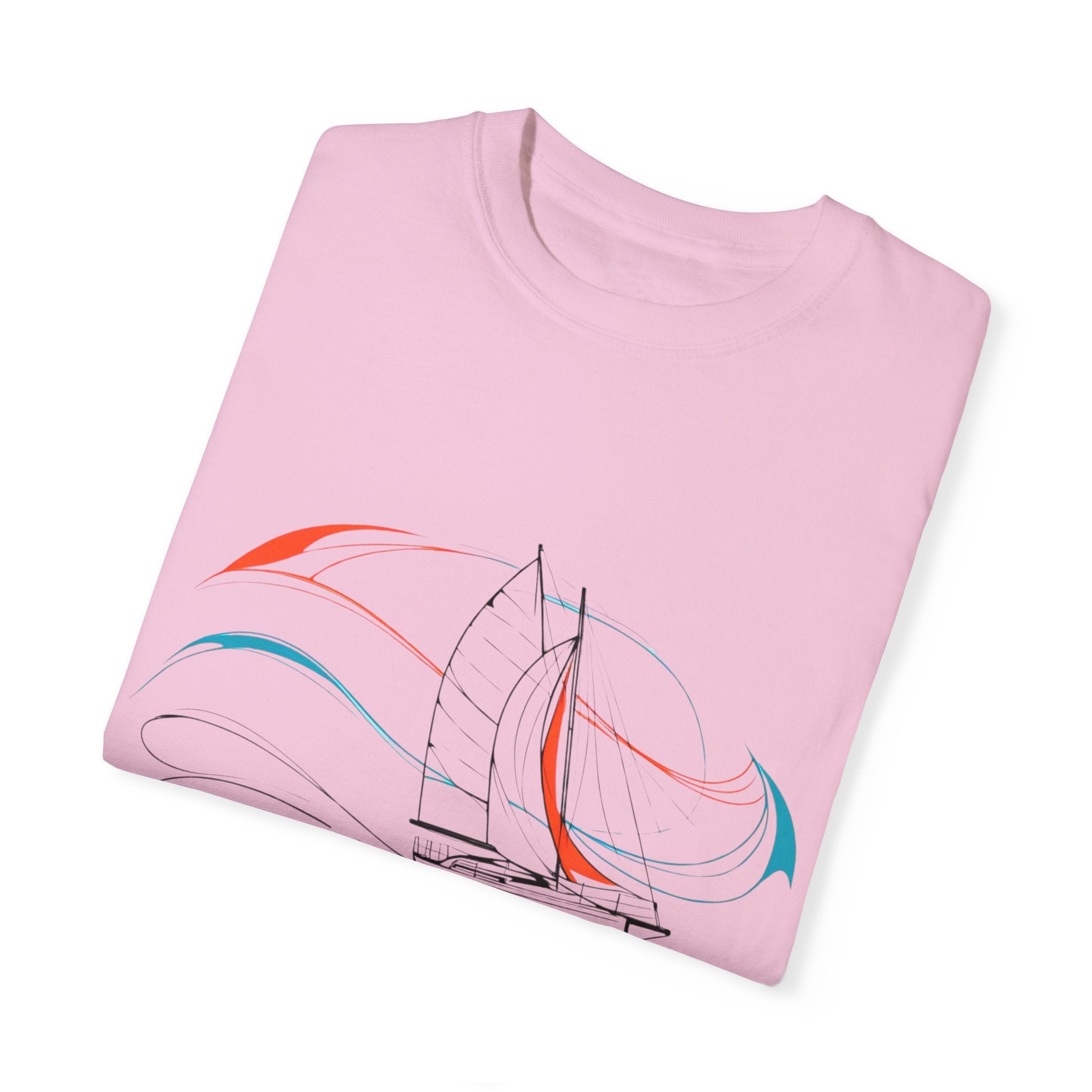Sailing Religion single line designs Unisex T-shirt