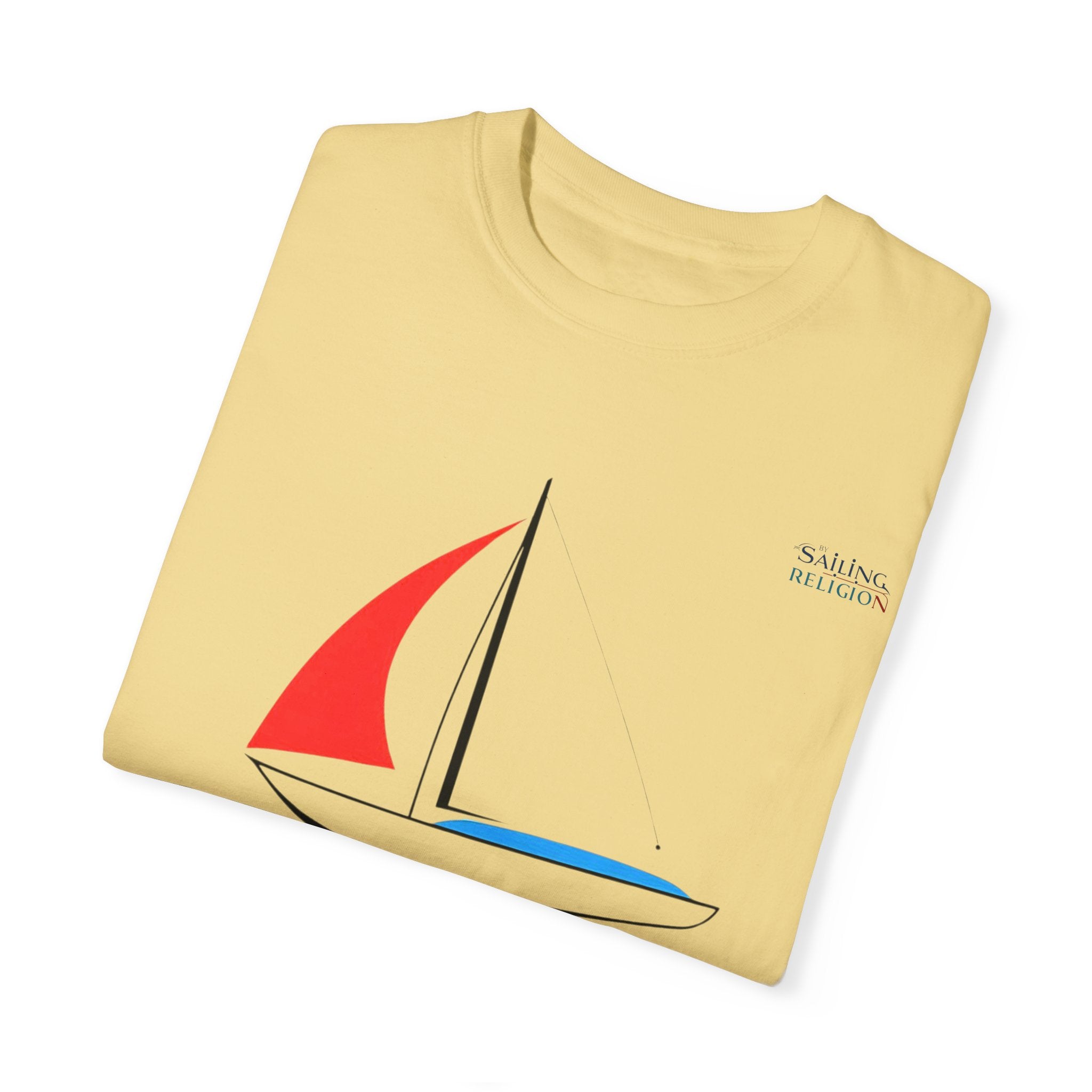 Sailing Religion single line designs Unisex T-shirt