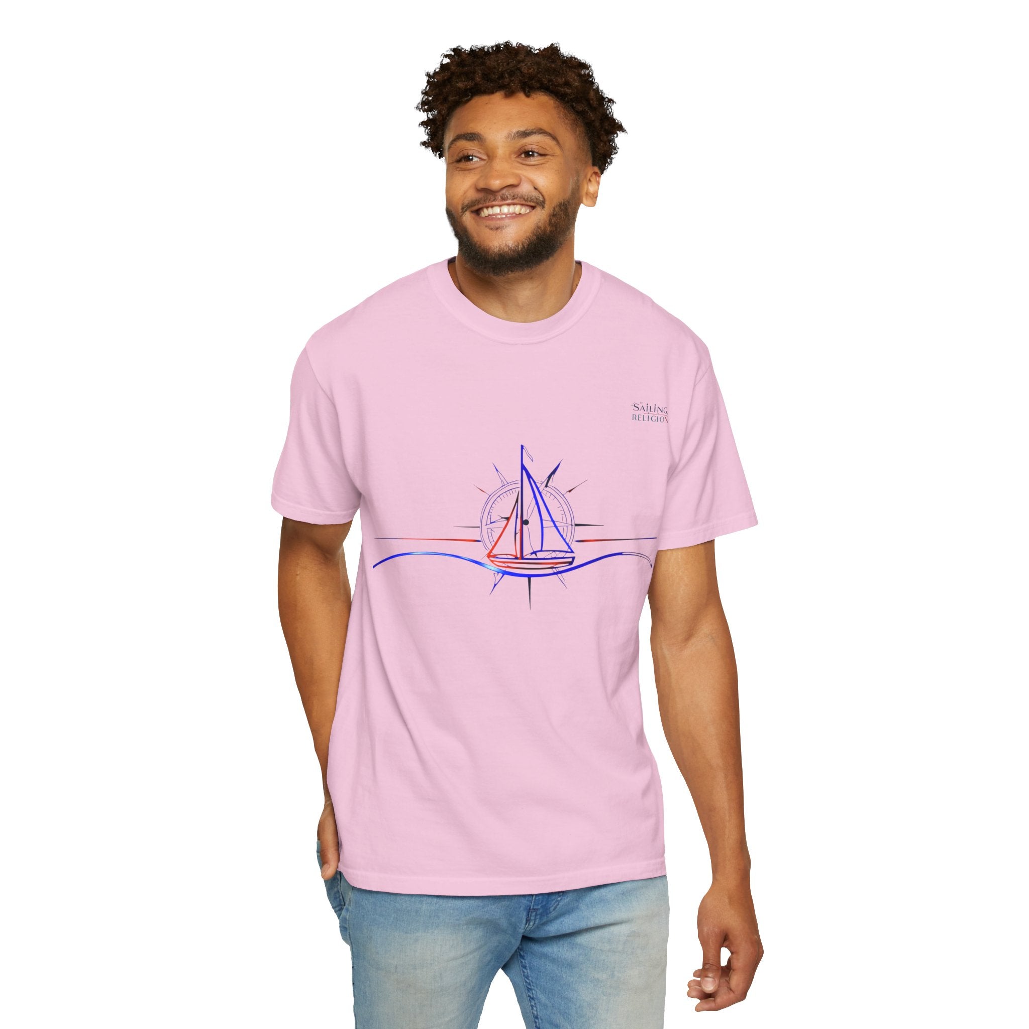 Sailing Religion single line collection designs Unisex Garment T-shirt