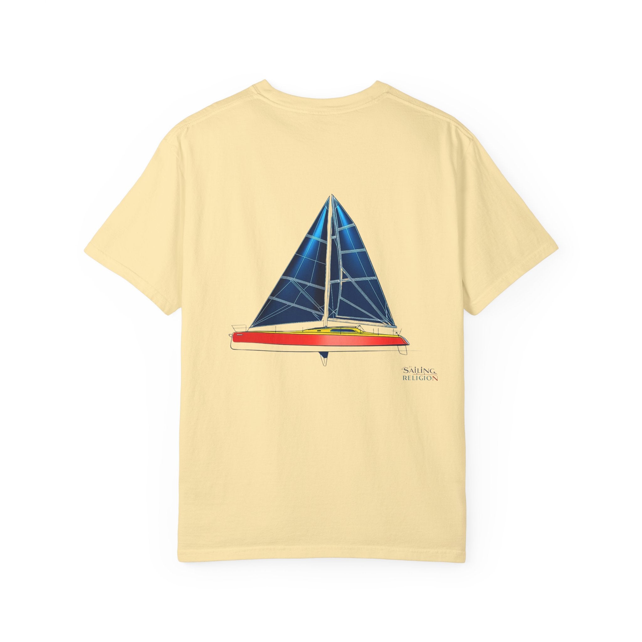 Sailing Religion single line designs Unisex T-shirt