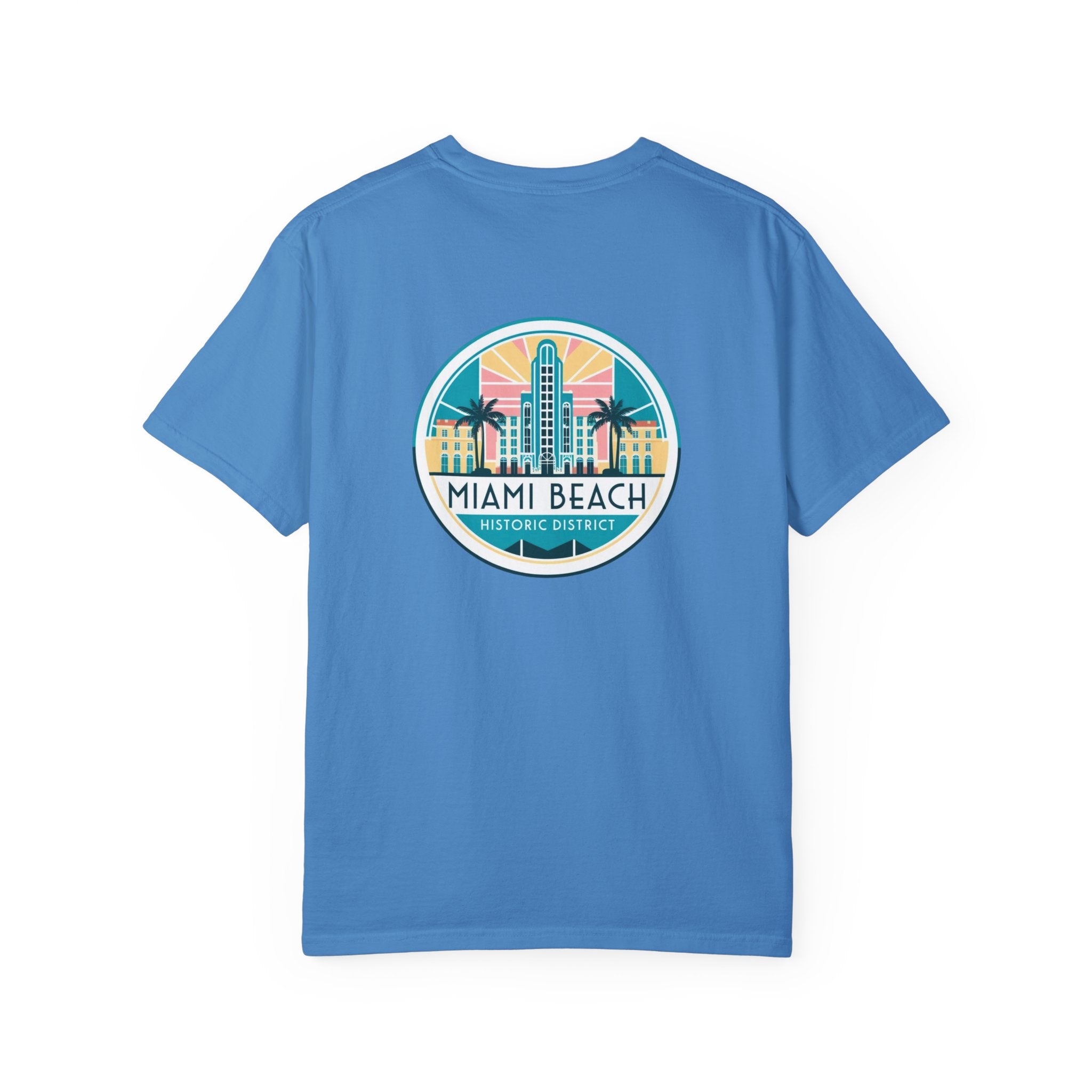 Sailing Religion Miami beach Vibes Eco-Friendly Unisex Garment-Dyed T-Shirt
