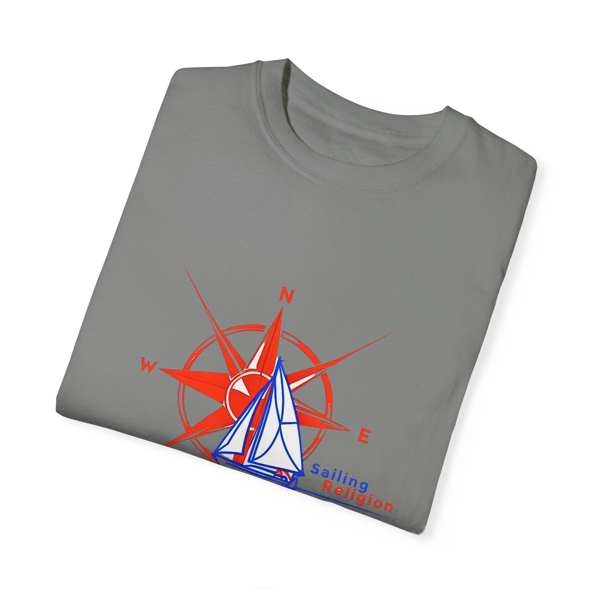 Sailing Religion single line designs Unisex T-shirt