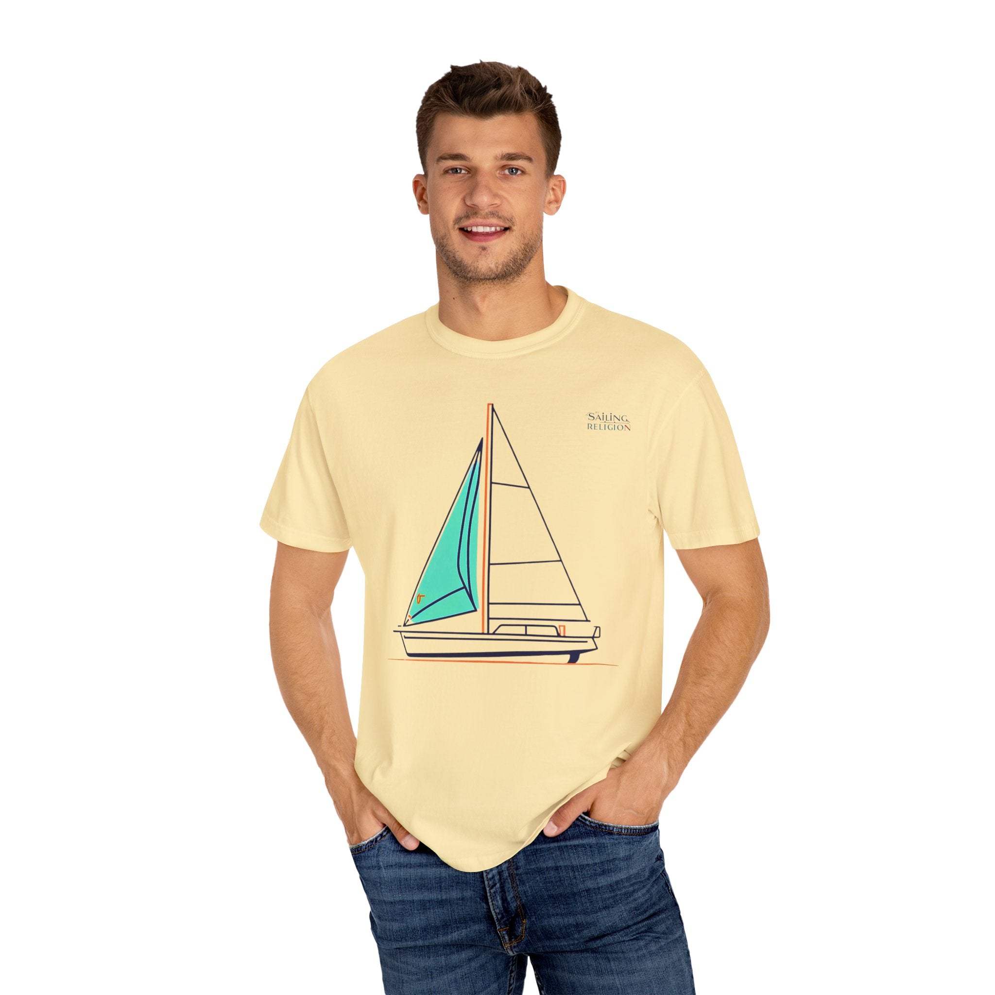 Sailing Religion single line designs collection Unisex T-shirt