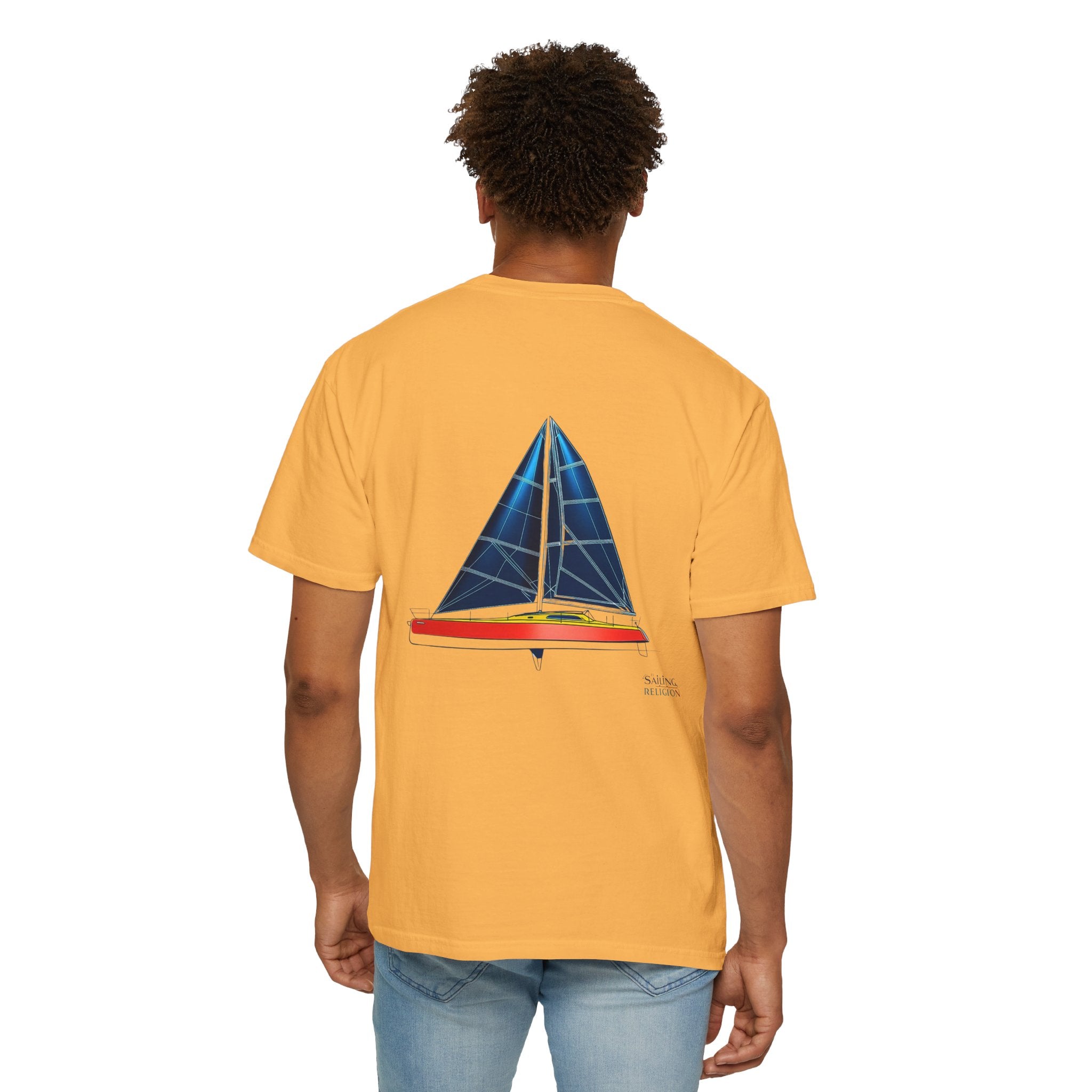 Sailing Religion single line designs Unisex T-shirt