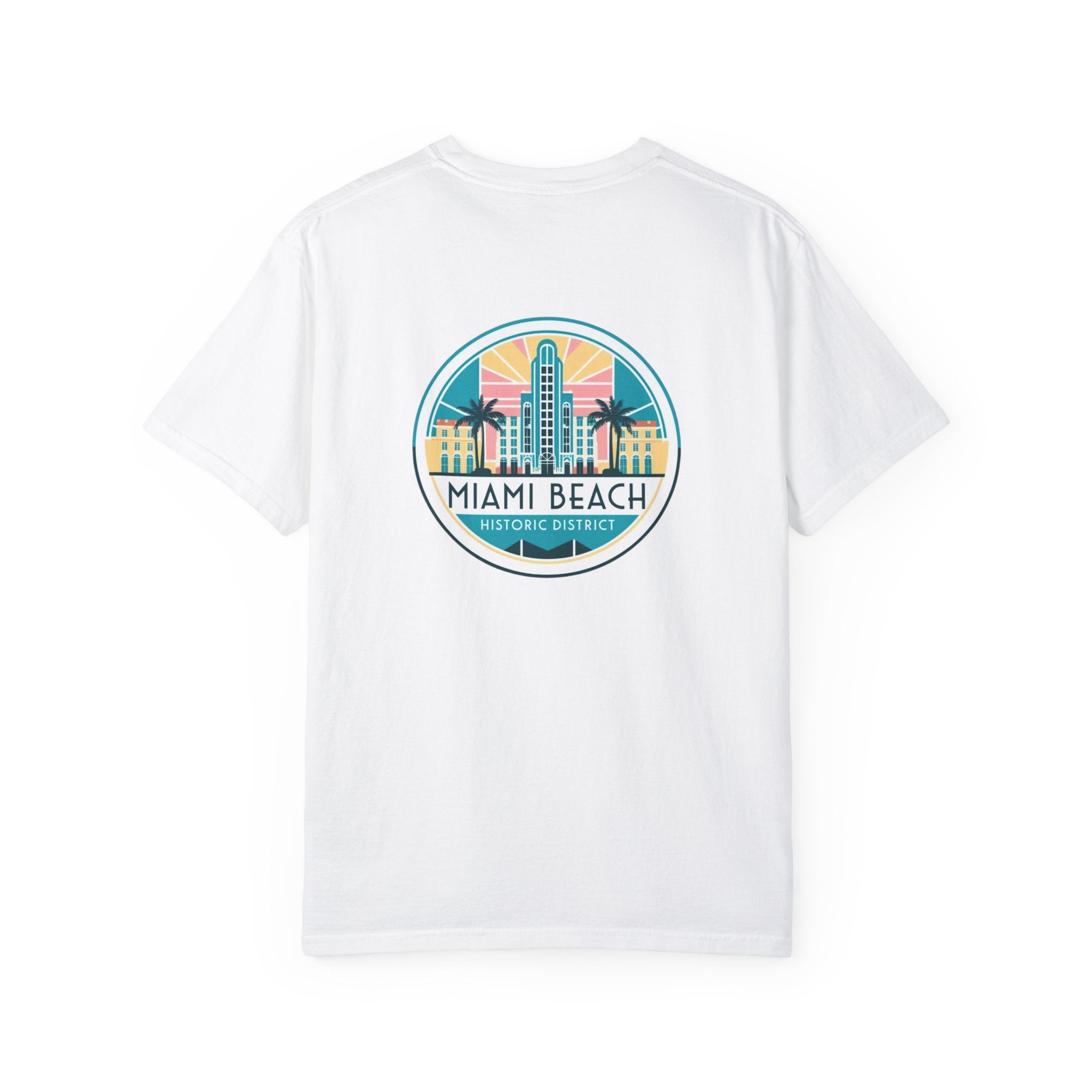 Sailing Religion Miami beach Vibes Eco-Friendly Unisex Garment-Dyed T-Shirt