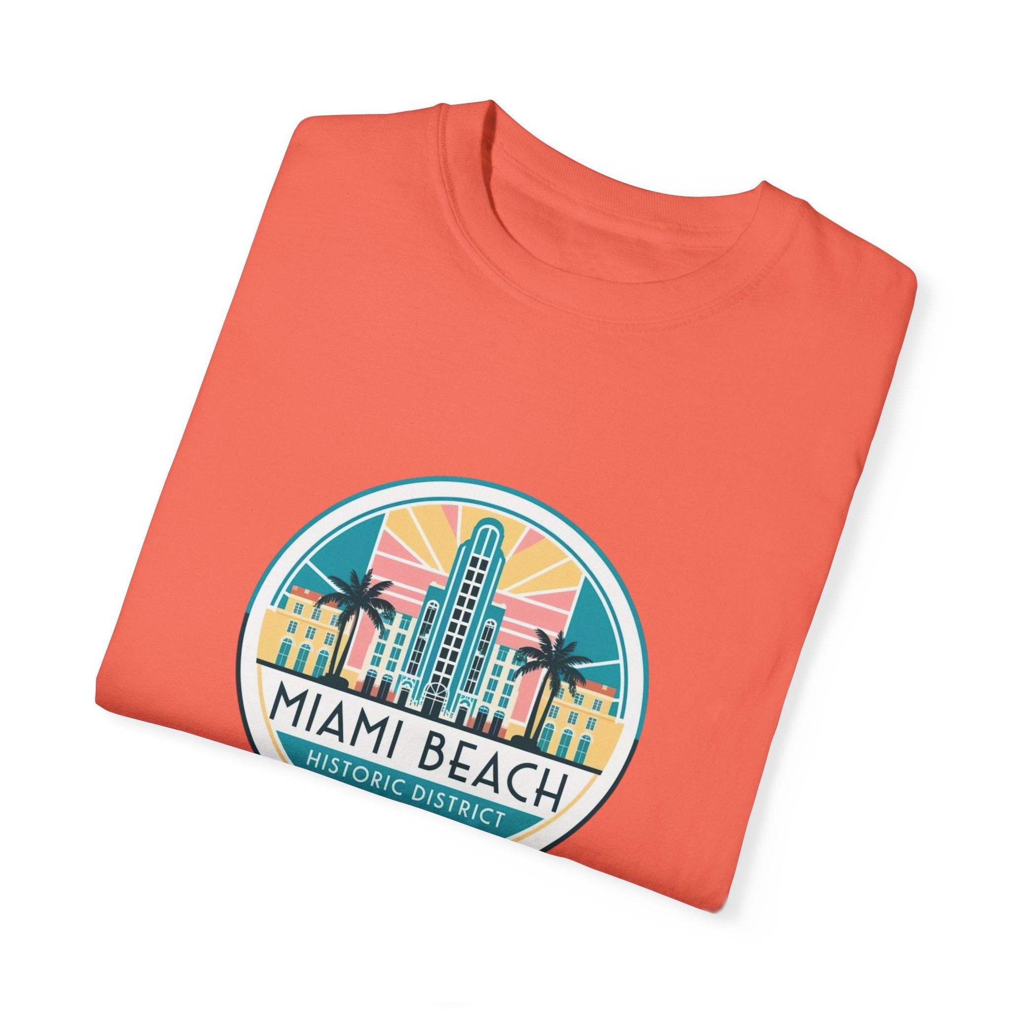 Sailing Religion Miami Beach vibe collection Unisex Garment-Dyed T-shirt