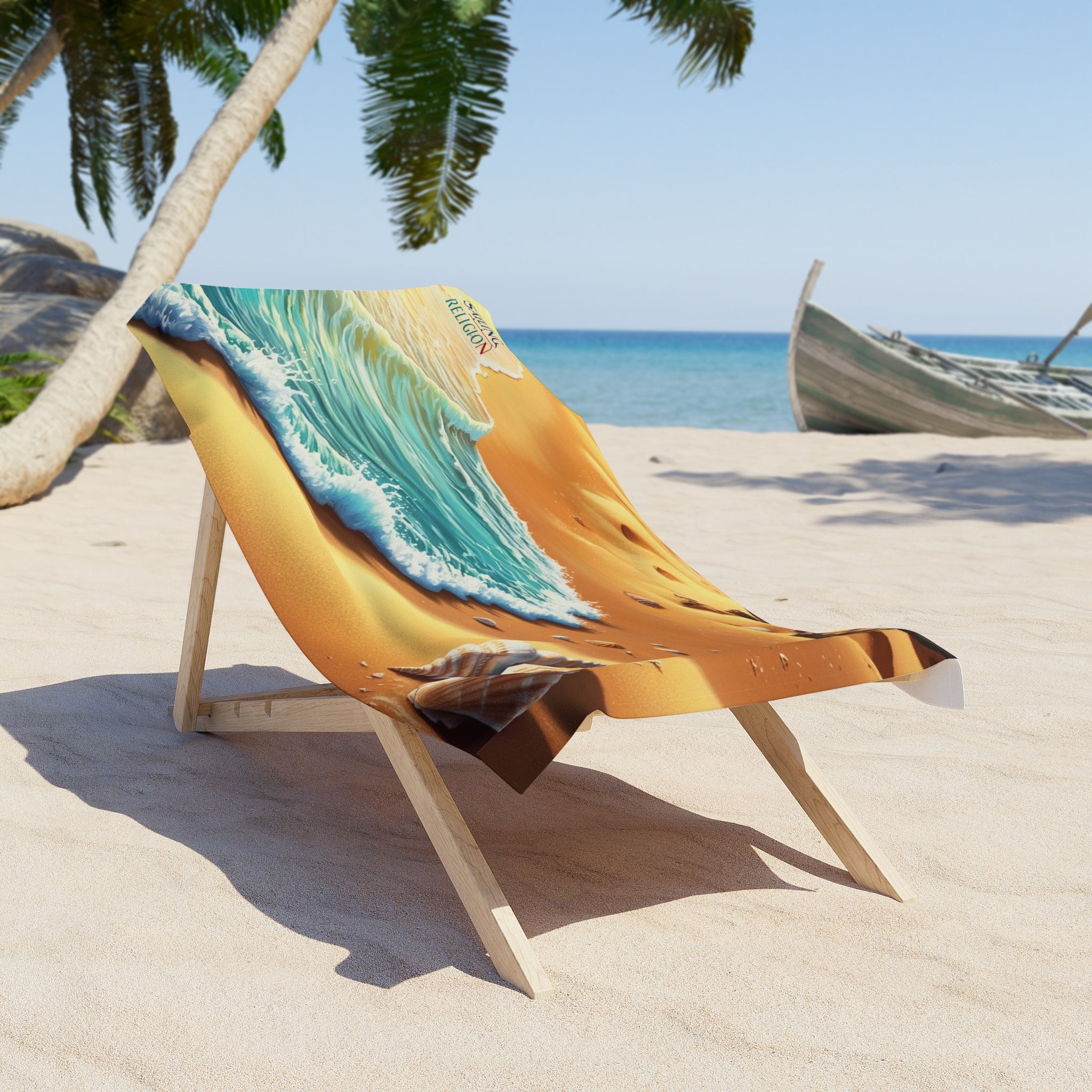 Sailing Religion Beach Towel