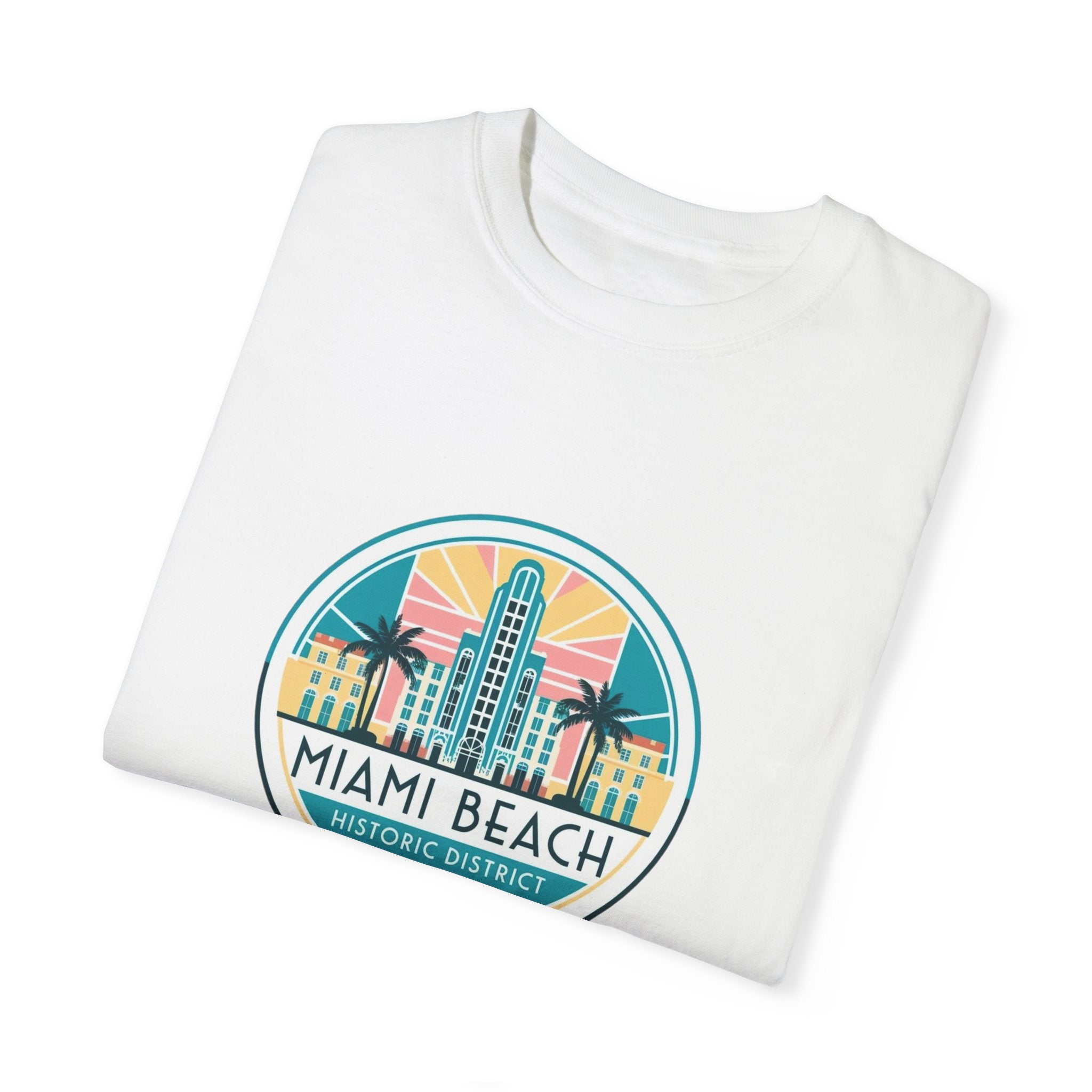 Sailing Religion Miami Beach vibe collection Unisex Garment-Dyed T-shirt