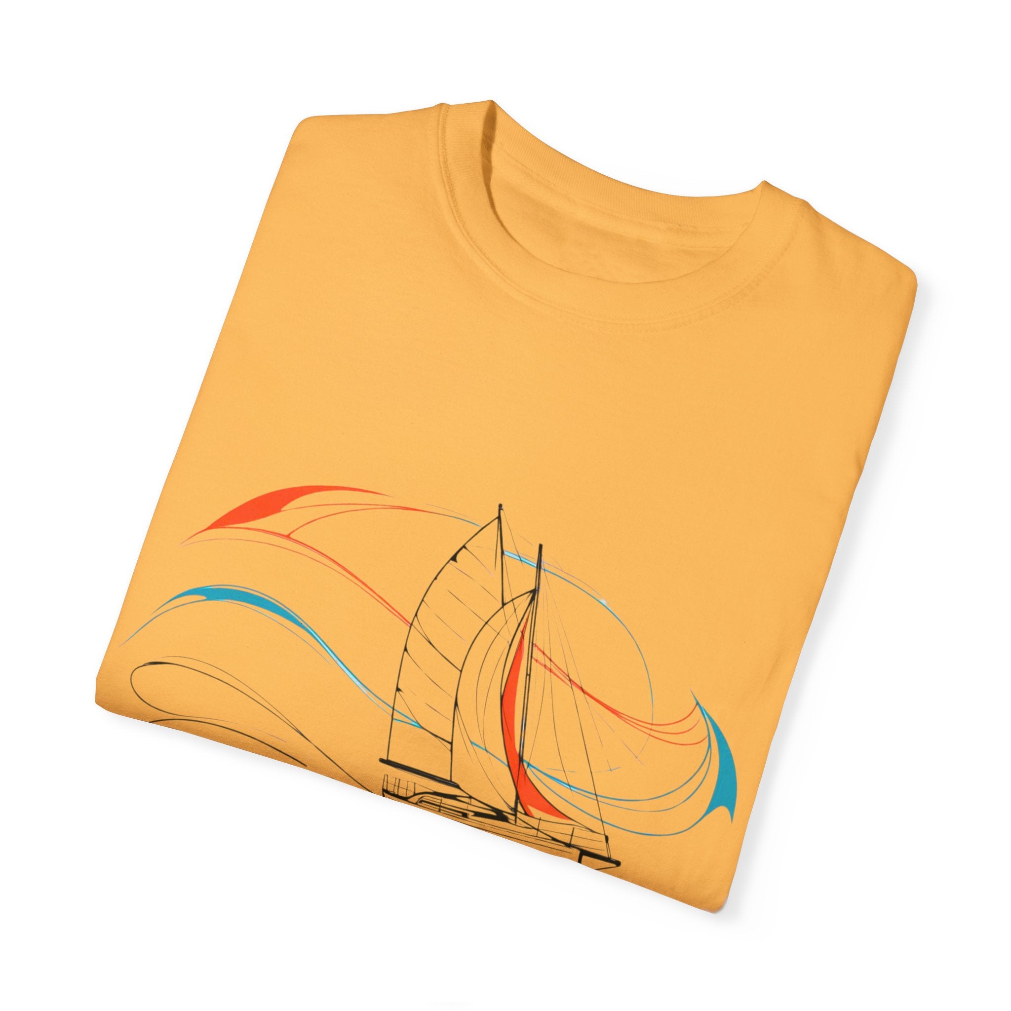 Sailing Religion single line designs Unisex T-shirt