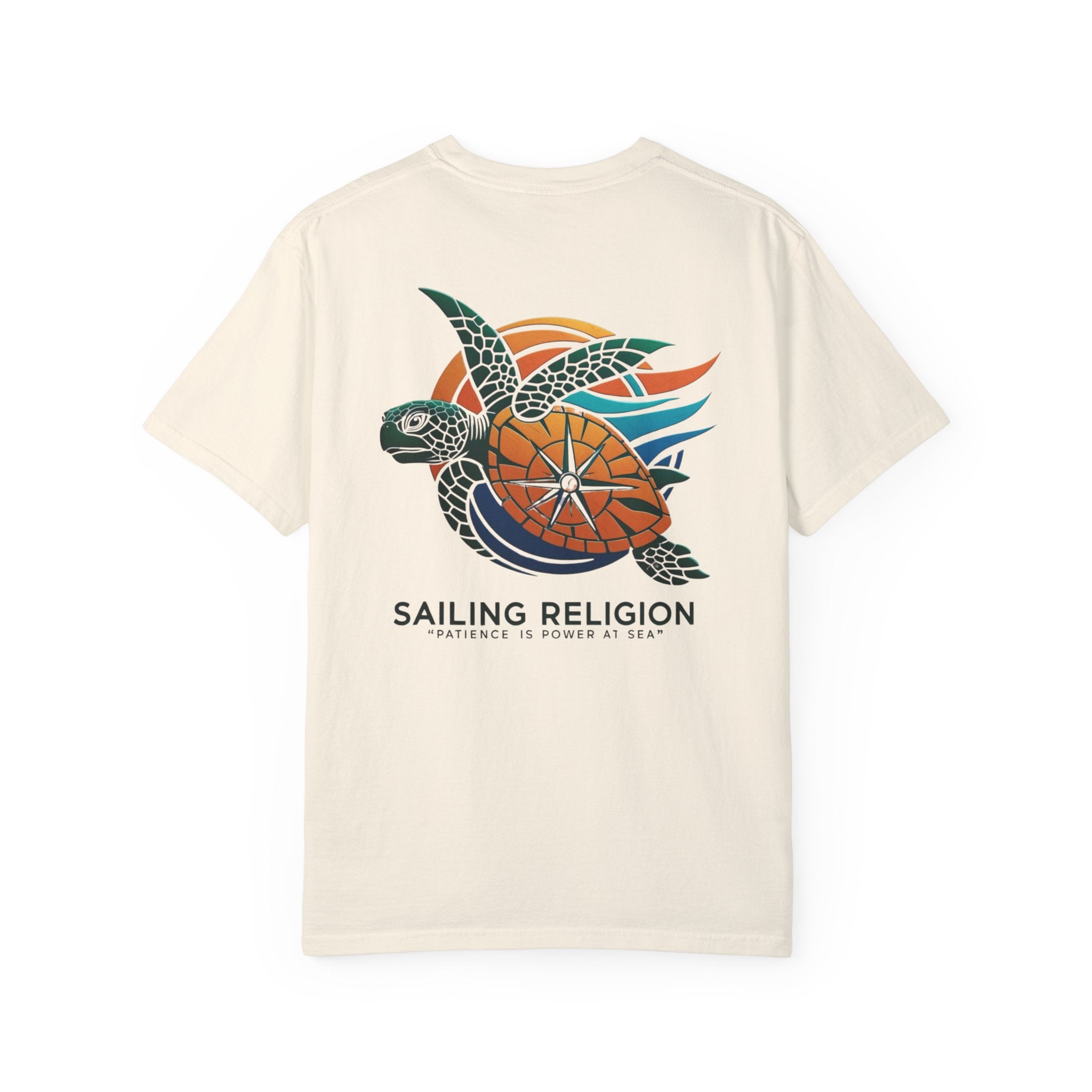 Sailing Religion Turtle DesignUnisex  Garment-Dyed T-Shirt -