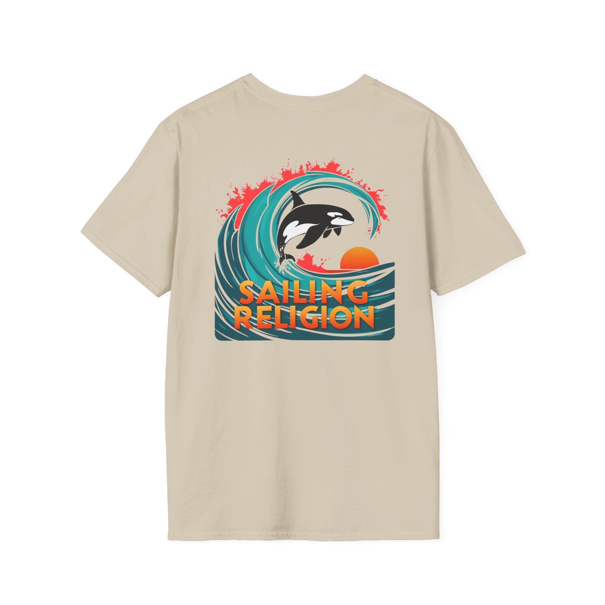 Sailing Religion orca Unisex Softstyle T-Shirt