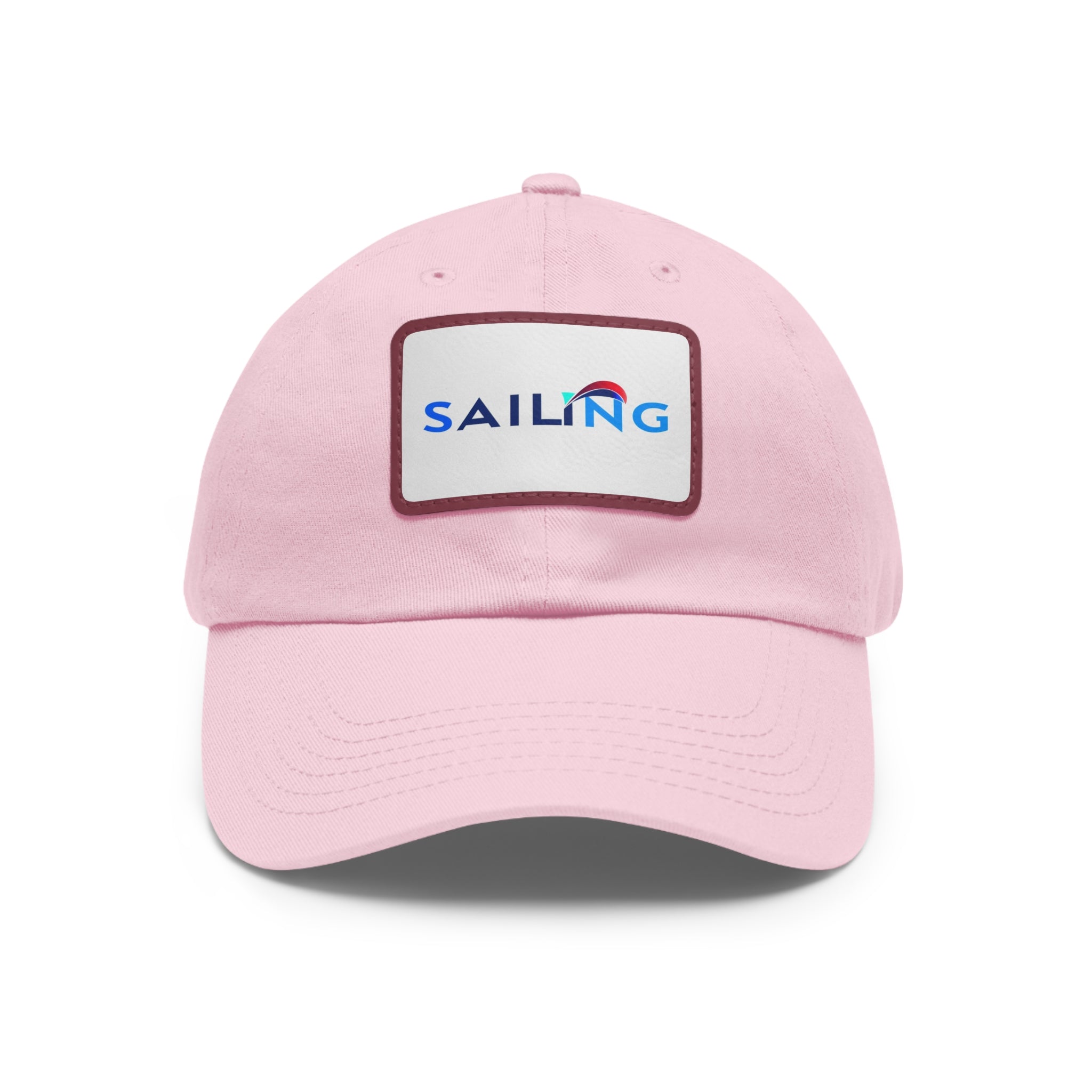 Dad Hat with Leather Patch (Rectangle)