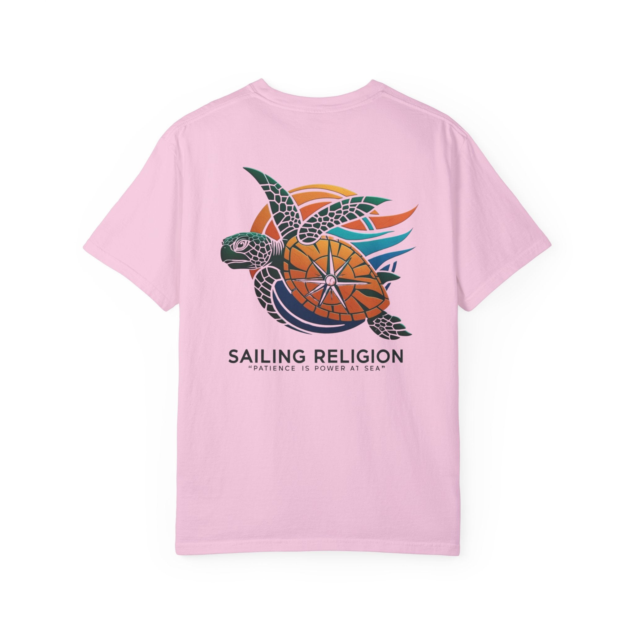 Sailing Religion Turtle DesignUnisex  Garment-Dyed T-Shirt -