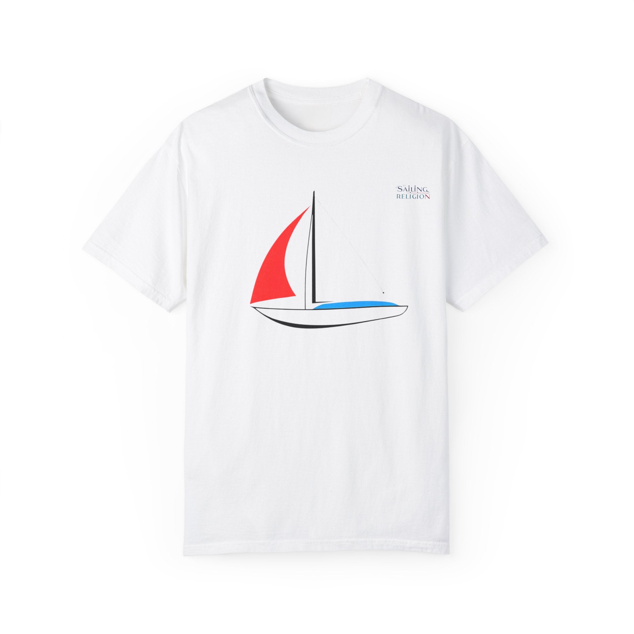 Sailing Religion single line designs Unisex T-shirt