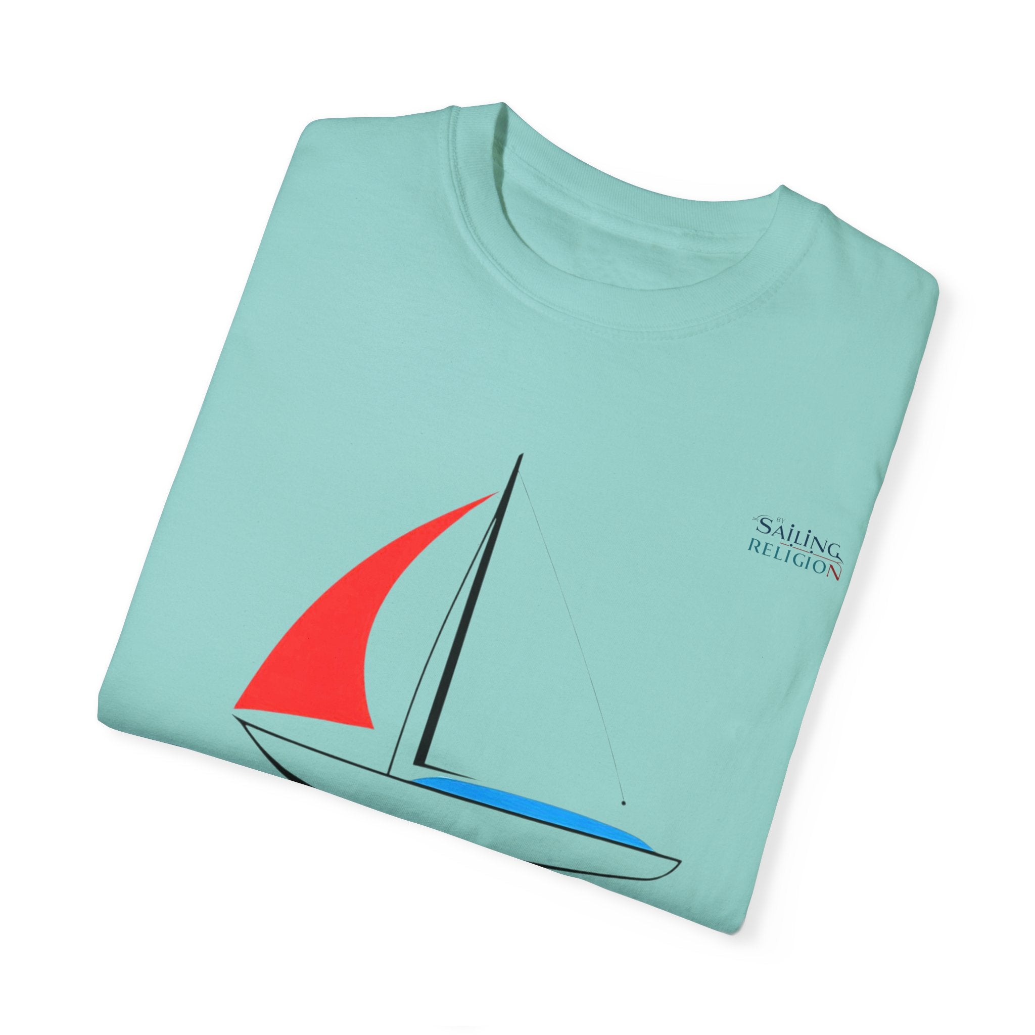 Sailing Religion single line designs Unisex T-shirt