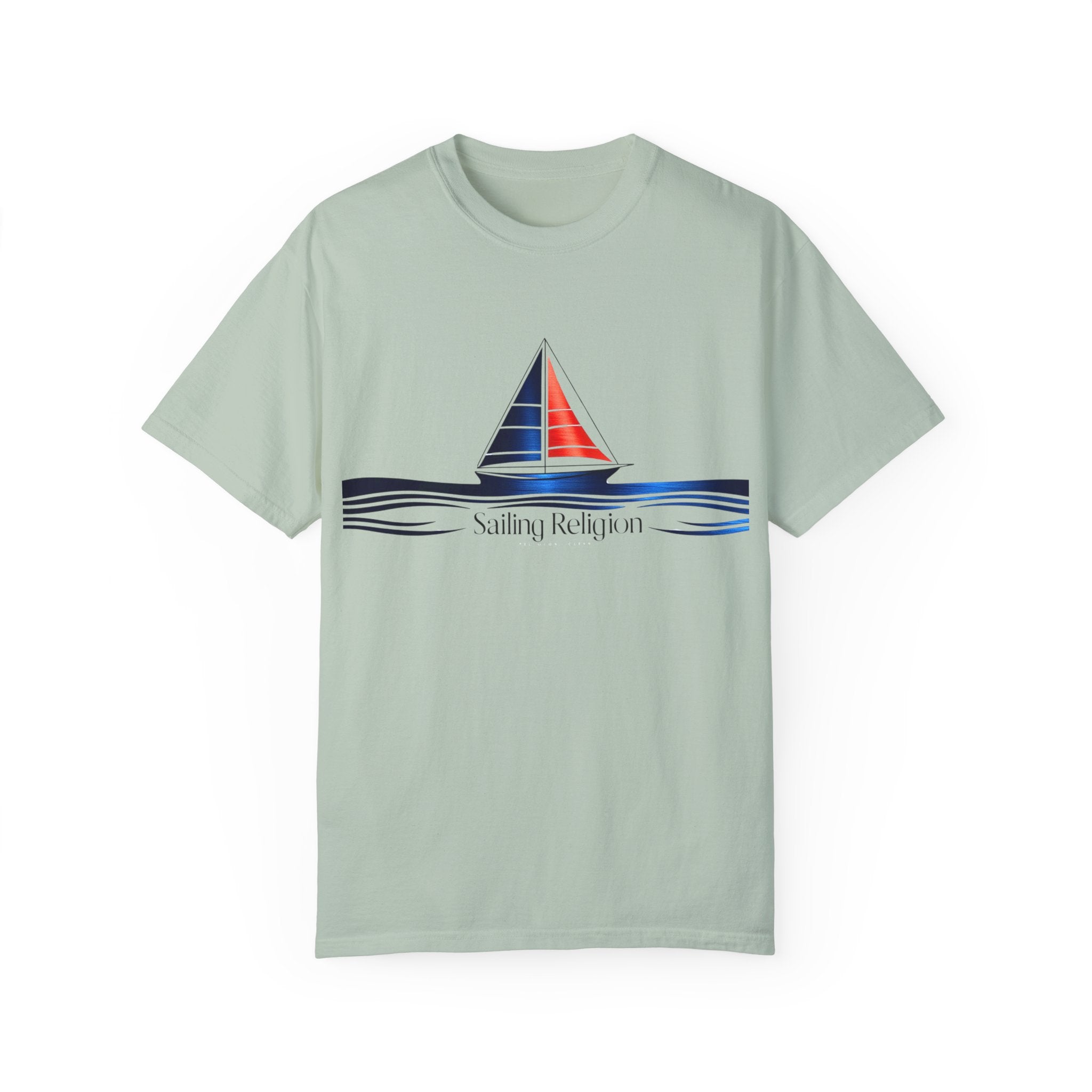 Sailing Religion single line designs T-shirt