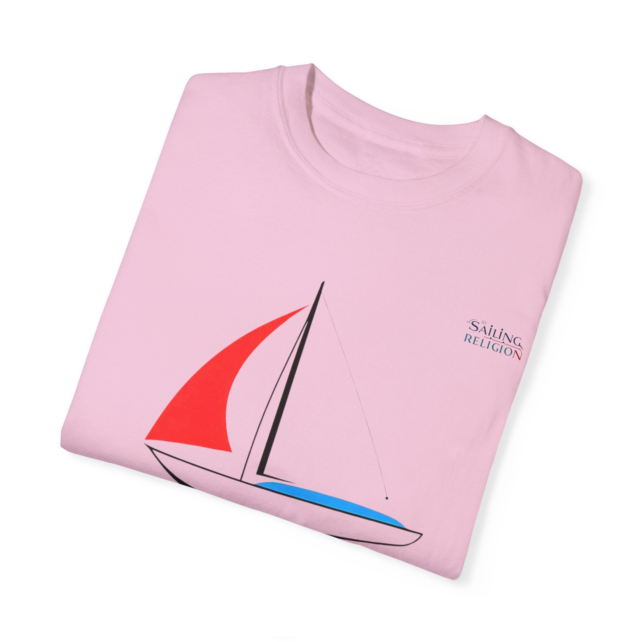 Sailing Religion single line designs Unisex T-shirt