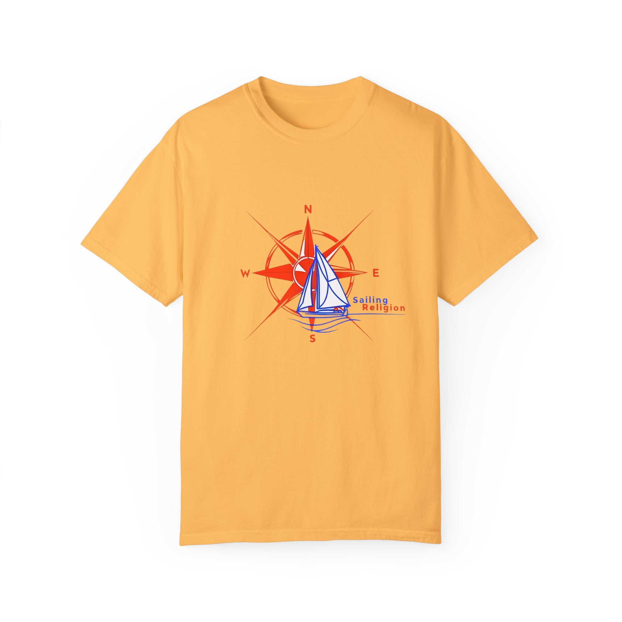 Sailing Religion single line designs Unisex T-shirt