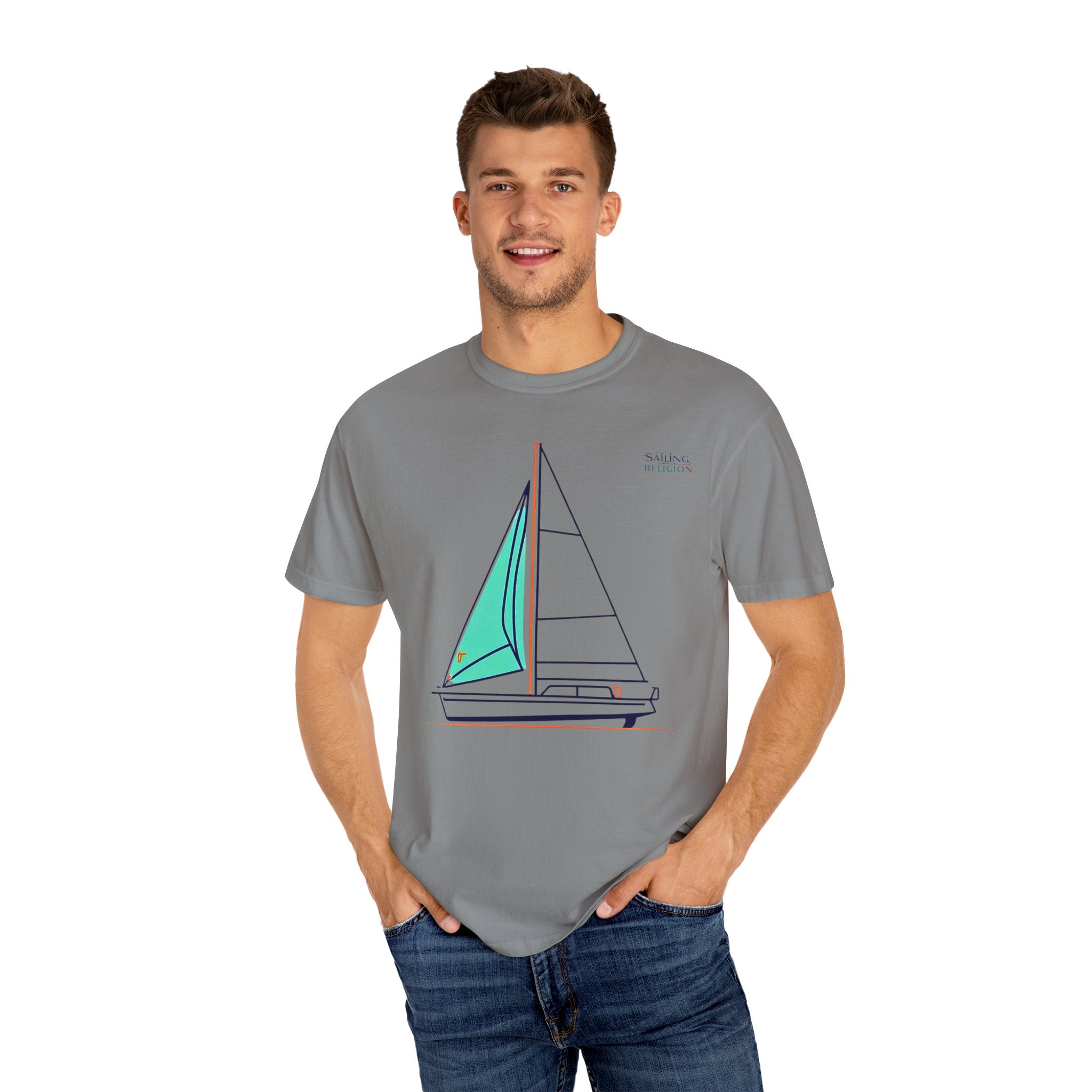 Sailing Religion single line designs collection Unisex T-shirt