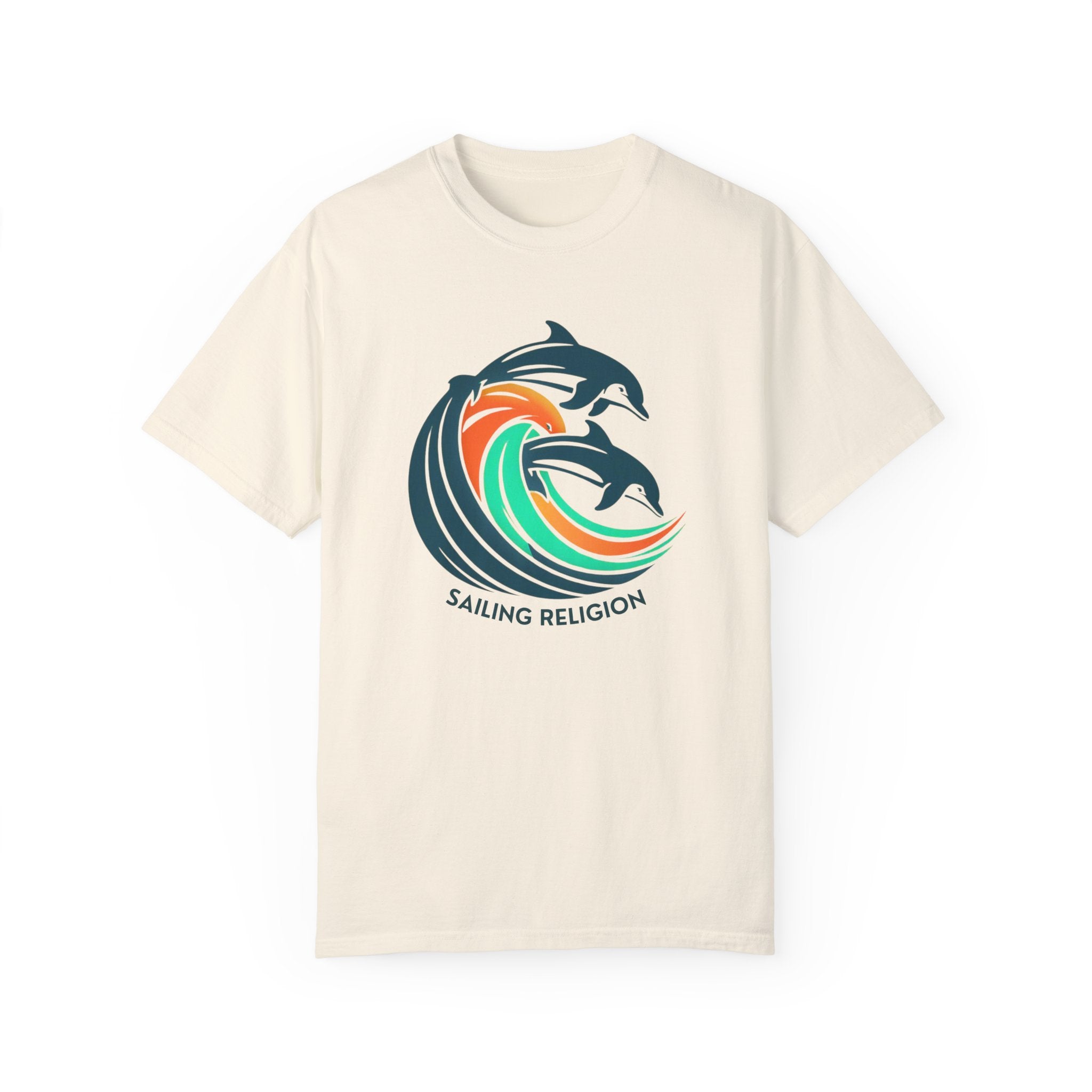 Sailing Religion dolphin Unisex Garment-Dyed T-shirt