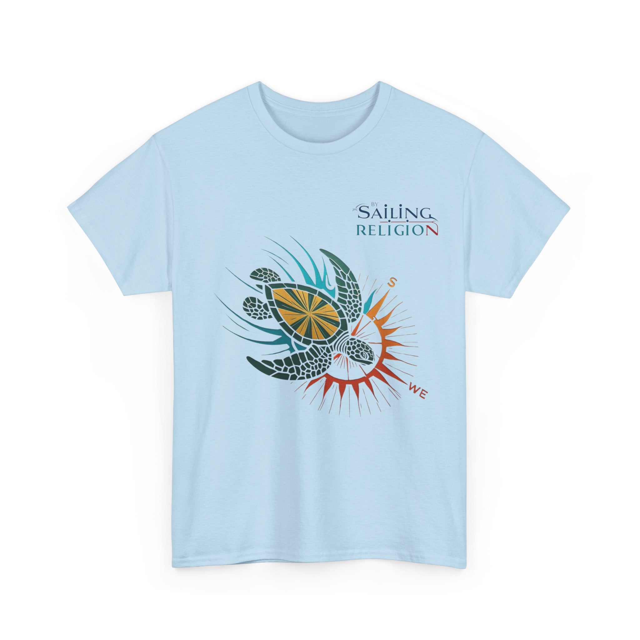Sailing Religion Turtle Unisex Heavy Cotton Tee