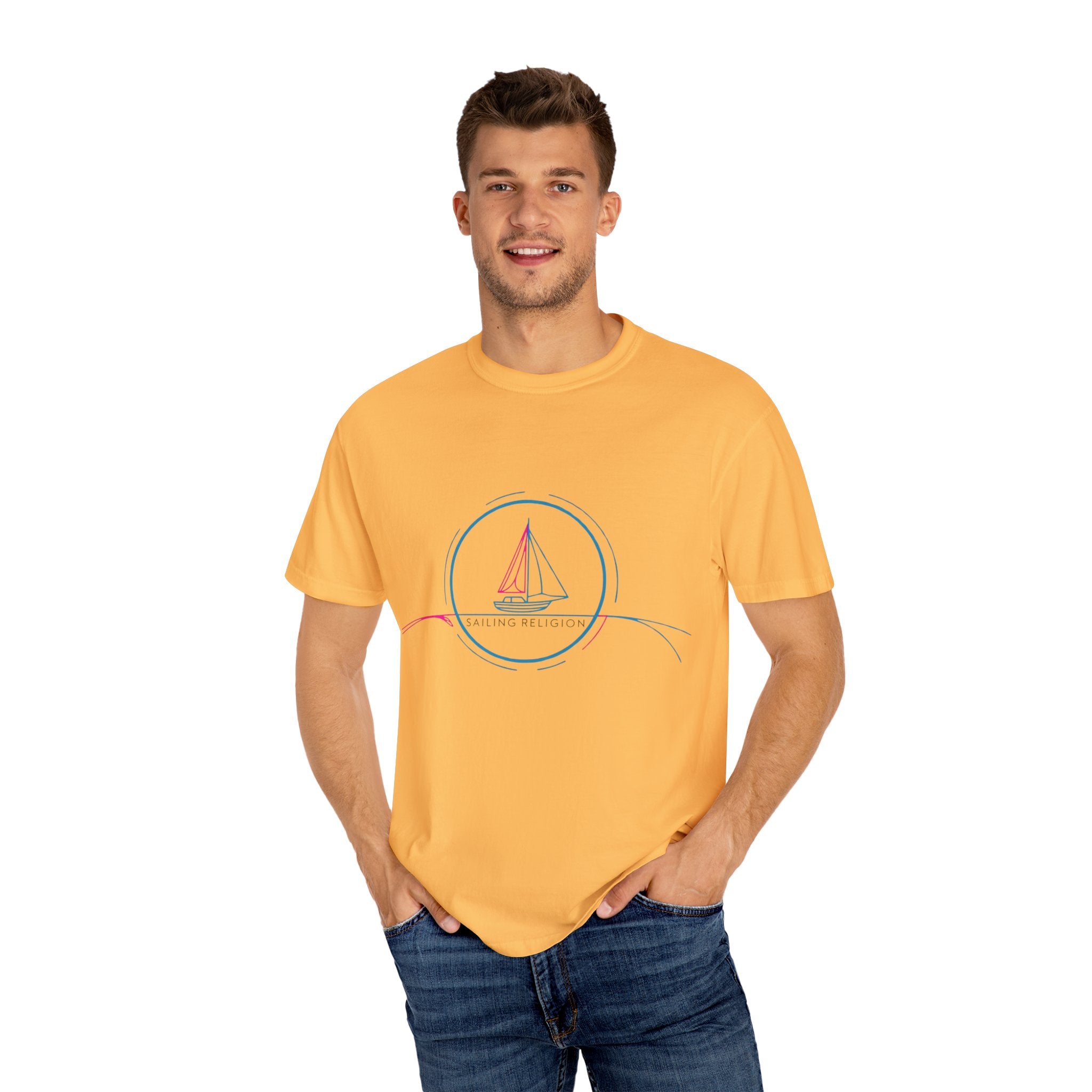 Sailing Religion single line designs collection Unisex T-shirt