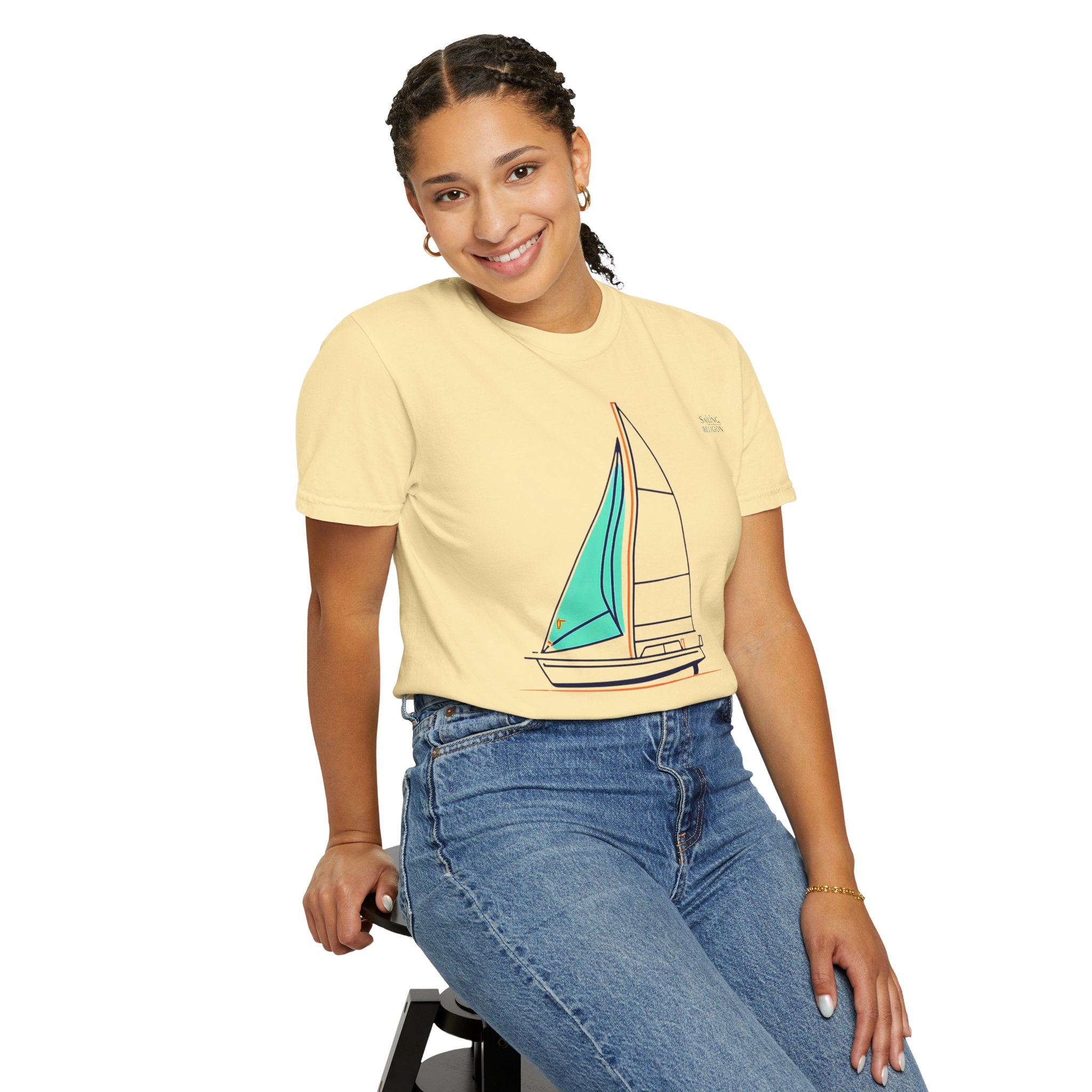 Sailing Religion single line designs collection Unisex T-shirt
