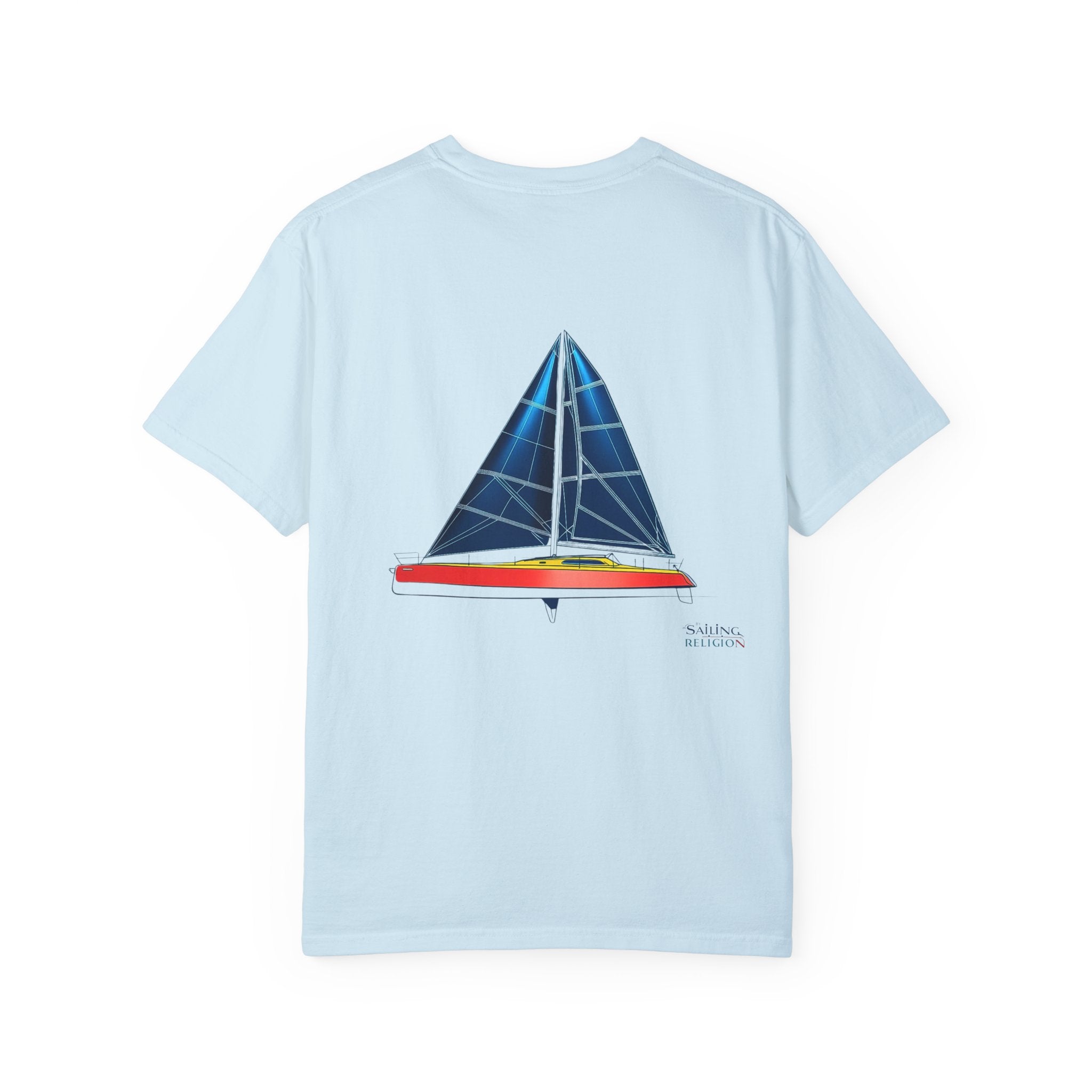 Sailing Religion single line designs Unisex T-shirt